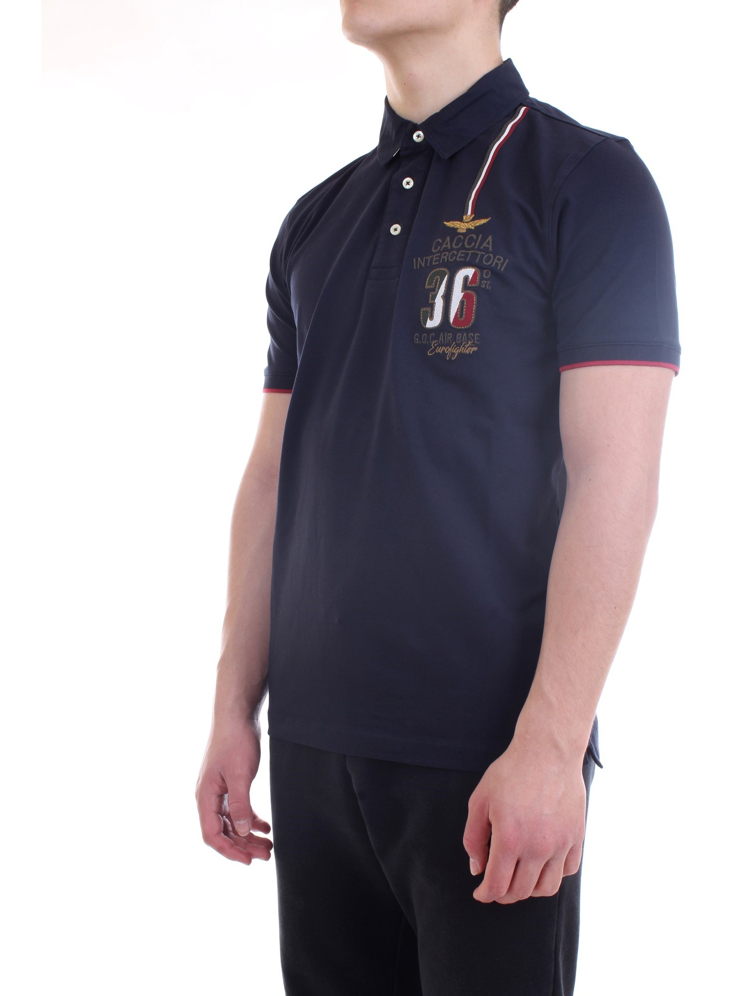 AERONAUTICA MILITARE 211PO1558JRJ469 Blue Clothing Man Polo shirt AERONAUTICA MILITARE 211PO1558JRJ469 Blue Clothing Man Polo shirt