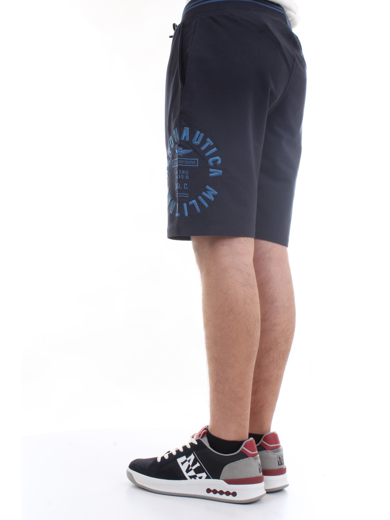 AERONAUTICA MILITARE 211BE109F419 Blue Clothing Man Shorts AERONAUTICA MILITARE 211BE109F419 Blue Clothing Man Shorts