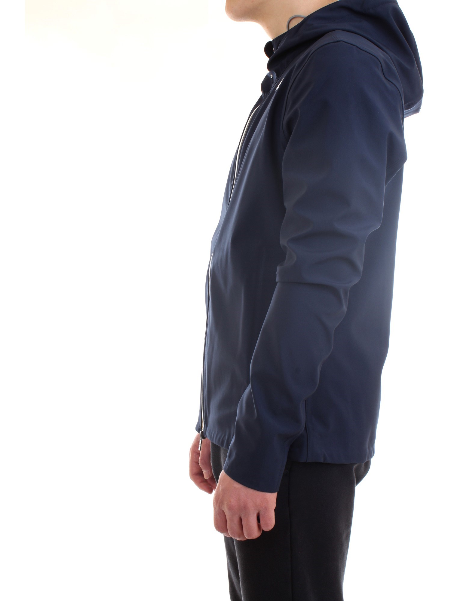 K-WAY K007LV0 Blue Clothing Man Jacket K-WAY K007LV0 Blue Clothing Man Jacket