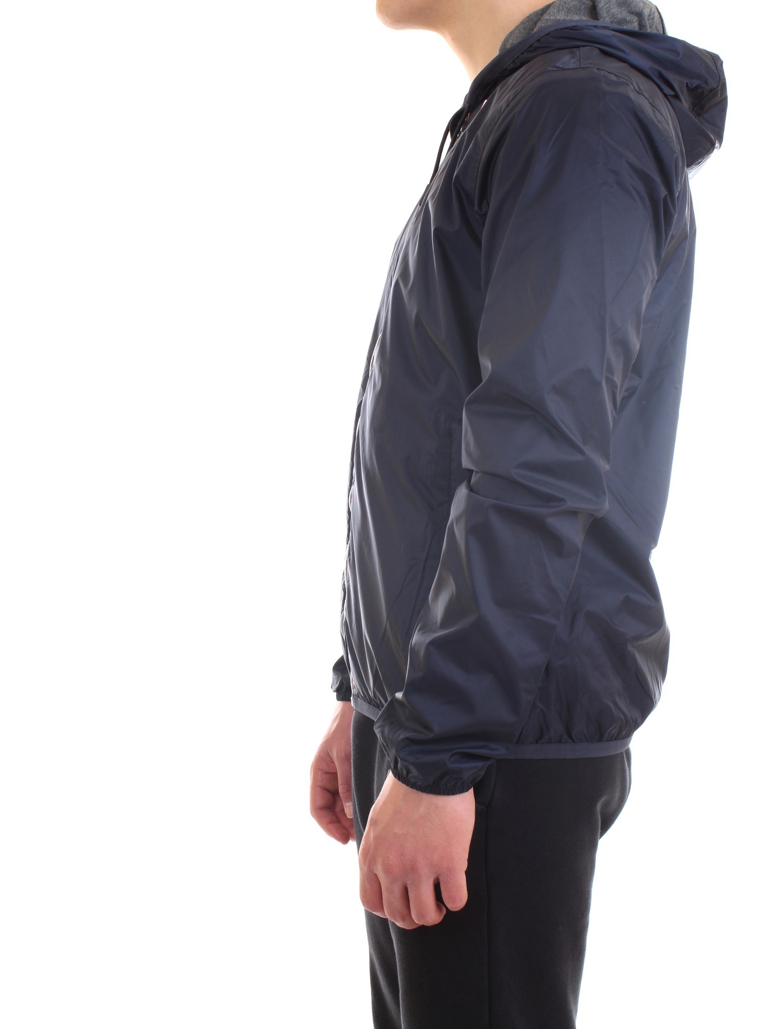K-WAY K007A10 Blue Clothing Man Jacket K-WAY K007A10 Blue Clothing Man Jacket