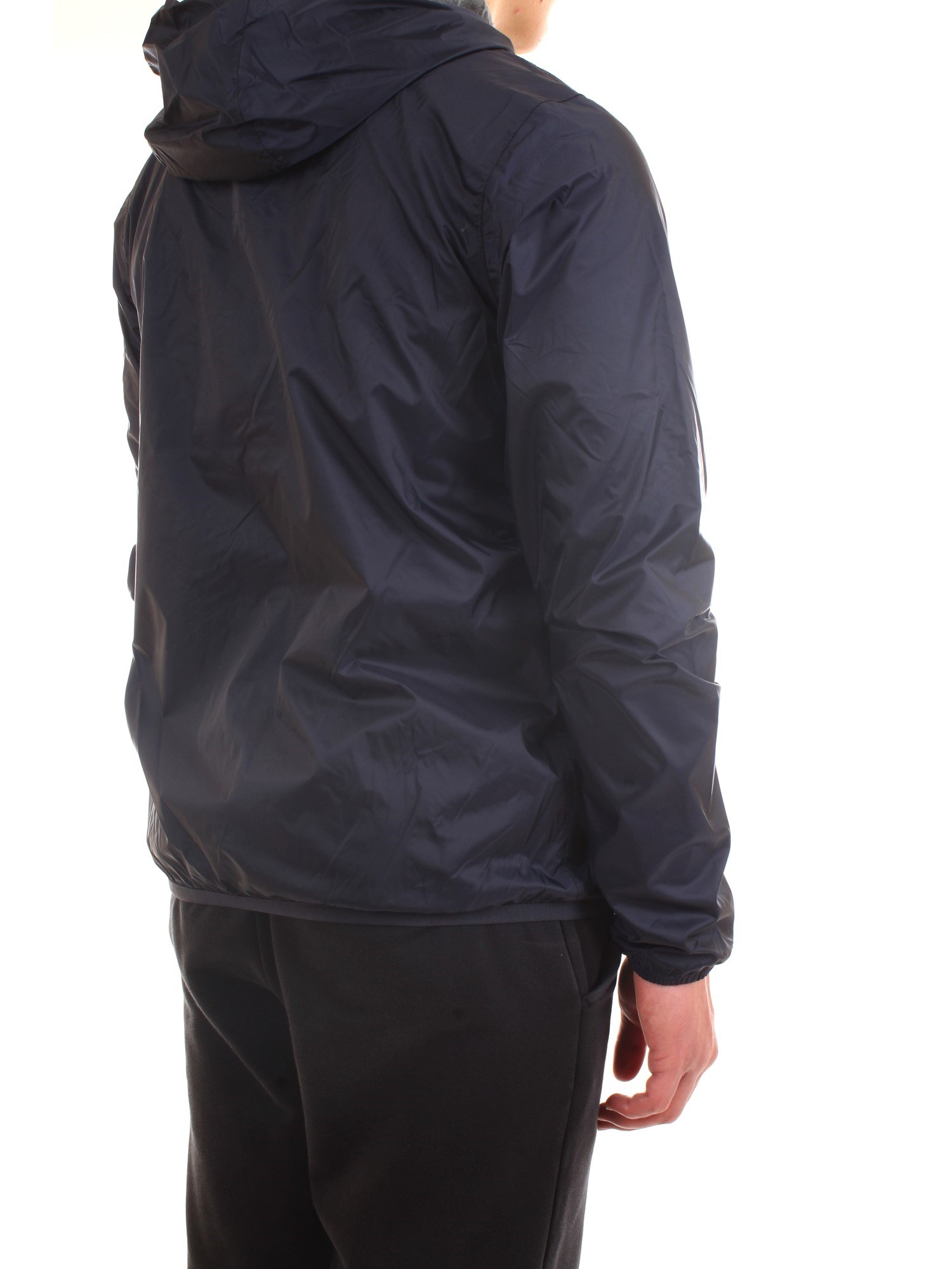K-WAY K007A10 Blue Clothing Man Jacket K-WAY K007A10 Blue Clothing Man Jacket