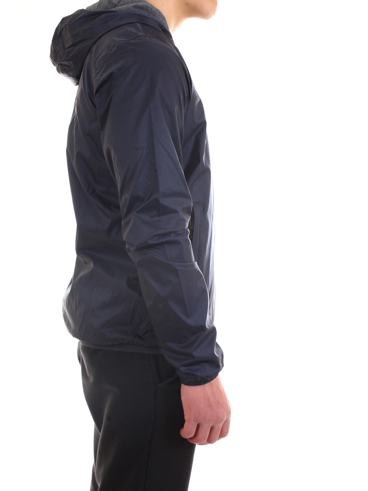 K-WAY K007A10 Blue Clothing Man Jacket K-WAY K007A10 Blue Clothing Man Jacket