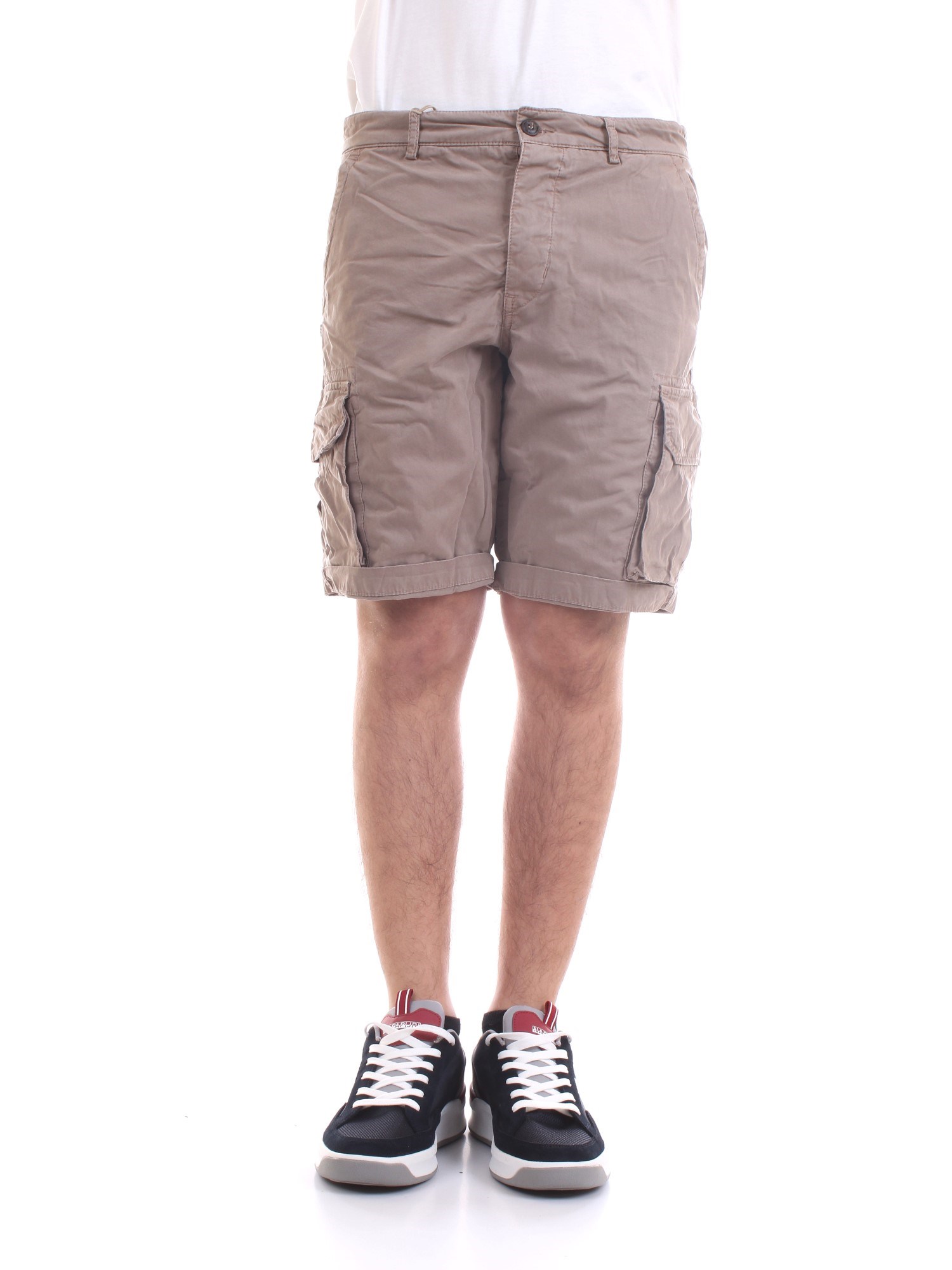 40 Weft NICK 6013 Beige Clothing Man Shorts 40 Weft NICK 6013 Beige Clothing Man Shorts