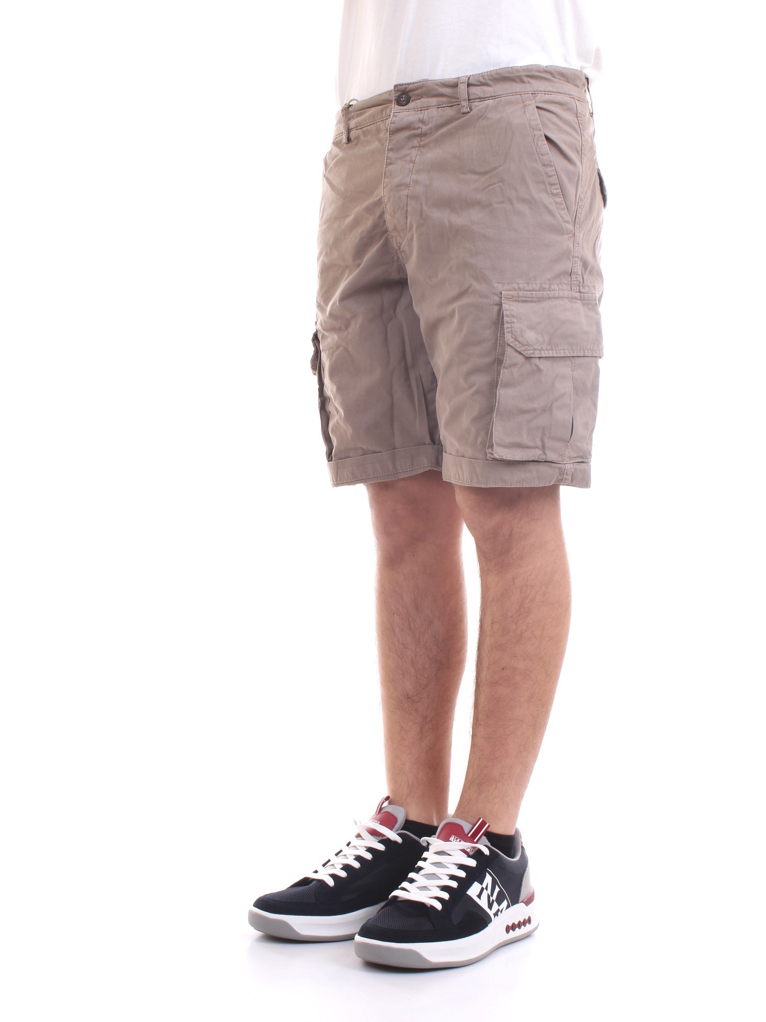 40 Weft NICK 6013 Beige Clothing Man Shorts 40 Weft NICK 6013 Beige Clothing Man Shorts
