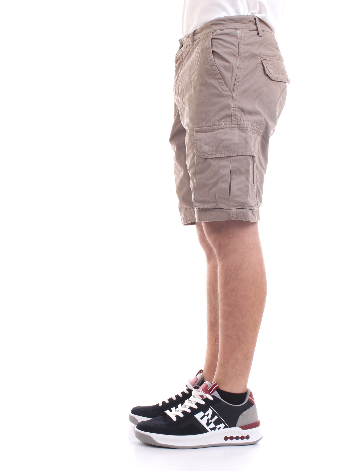 40 Weft NICK 6013 Beige Clothing Man Shorts 40 Weft NICK 6013 Beige Clothing Man Shorts