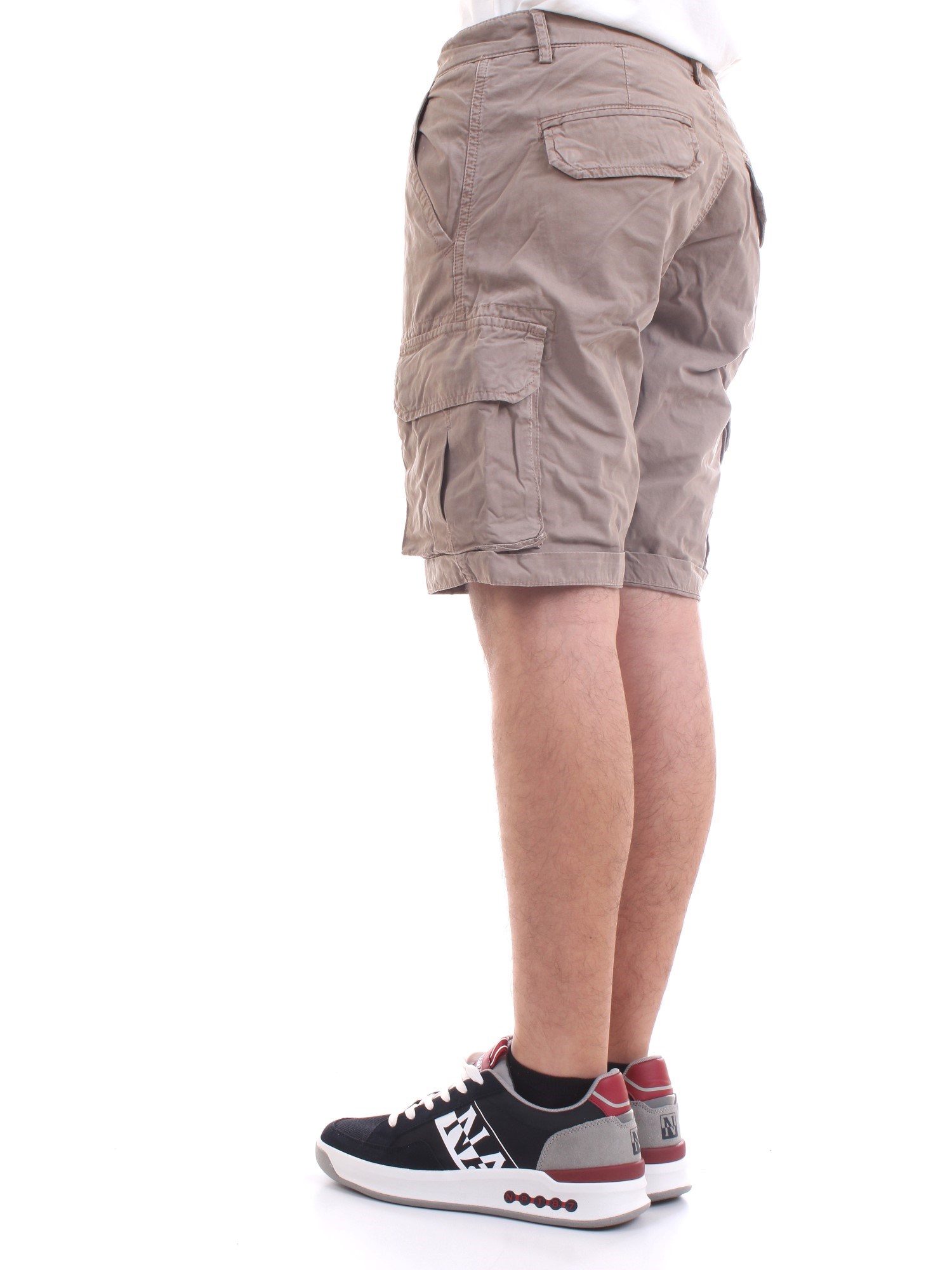 40 Weft NICK 6013 Beige Clothing Man Shorts 40 Weft NICK 6013 Beige Clothing Man Shorts