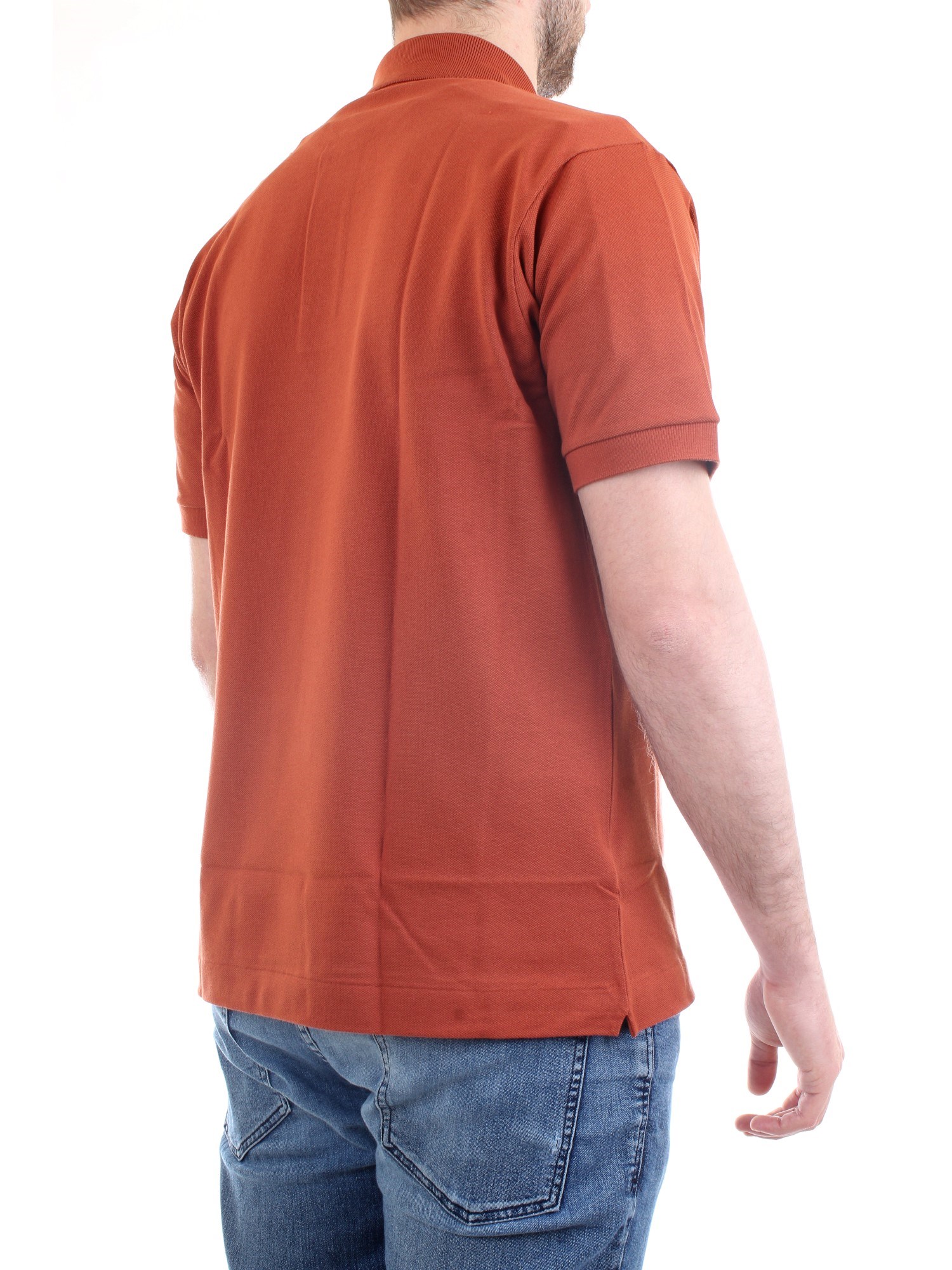 Lacoste L.12.12 Brown Clothing Man Polo shirt Lacoste L.12.12 Brown Clothing Man Polo shirt