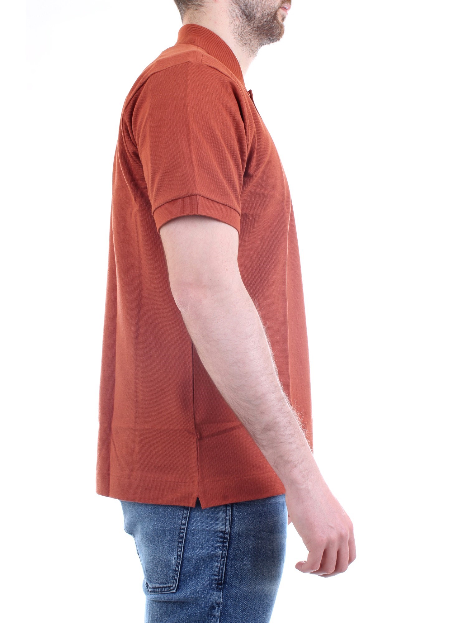 Lacoste L.12.12 Brown Clothing Man Polo shirt Lacoste L.12.12 Brown Clothing Man Polo shirt