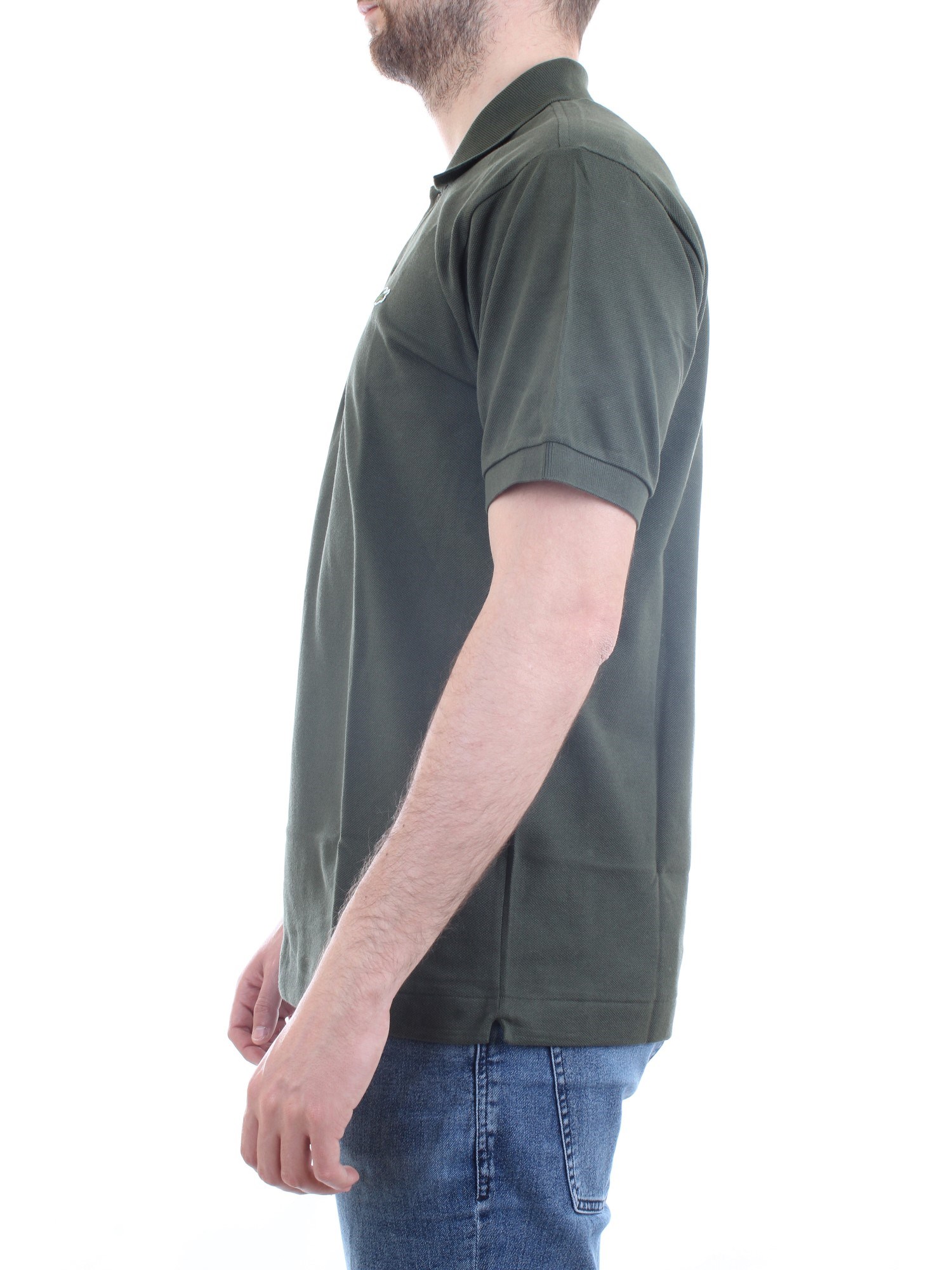 Lacoste L.12.12 Khaki green Clothing Man Polo shirt Lacoste L.12.12 Khaki green Clothing Man Polo shirt