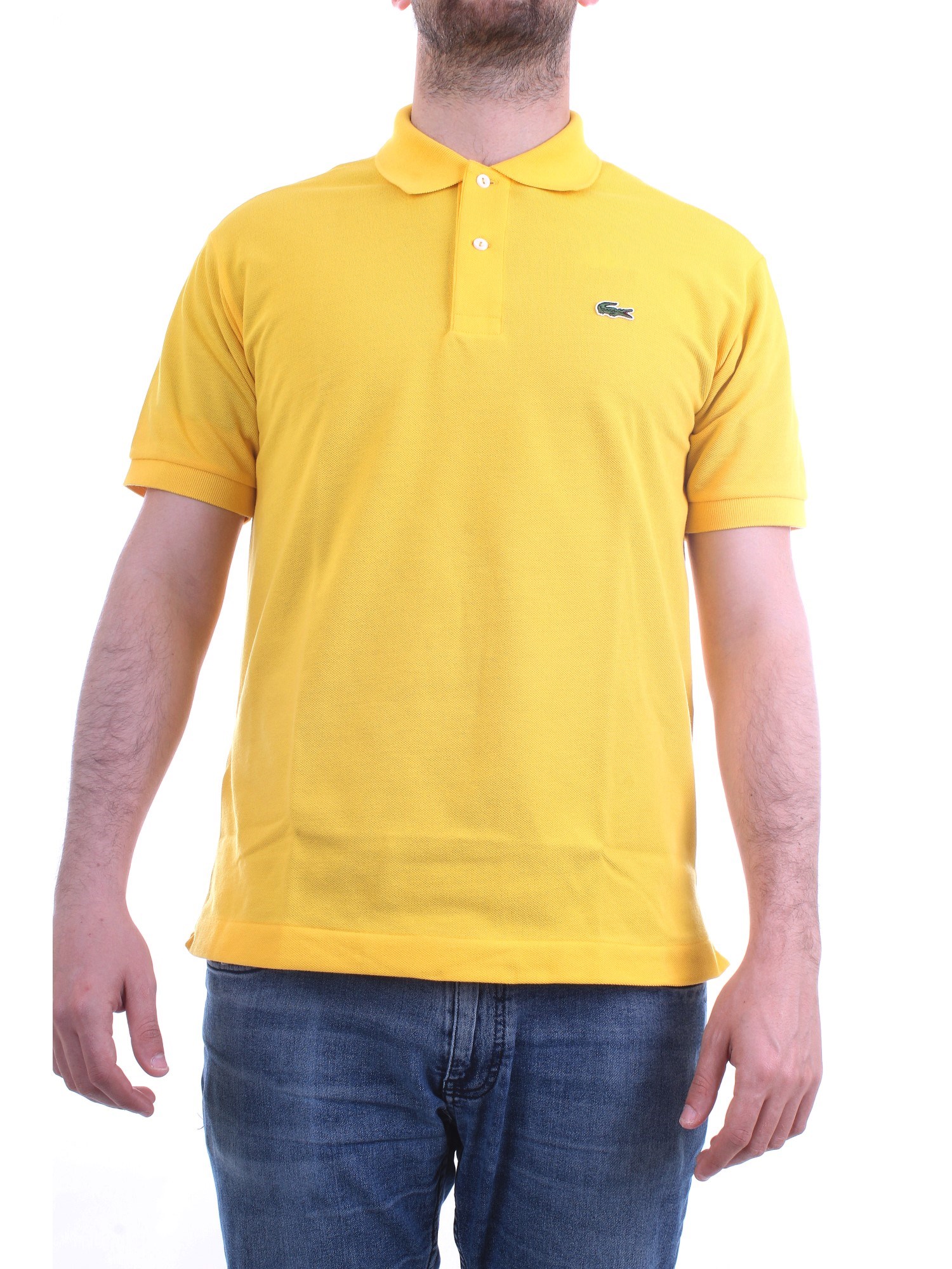Lacoste L.12.12 Ochre Clothing Man Polo shirt Lacoste L.12.12 Ochre Clothing Man Polo shirt