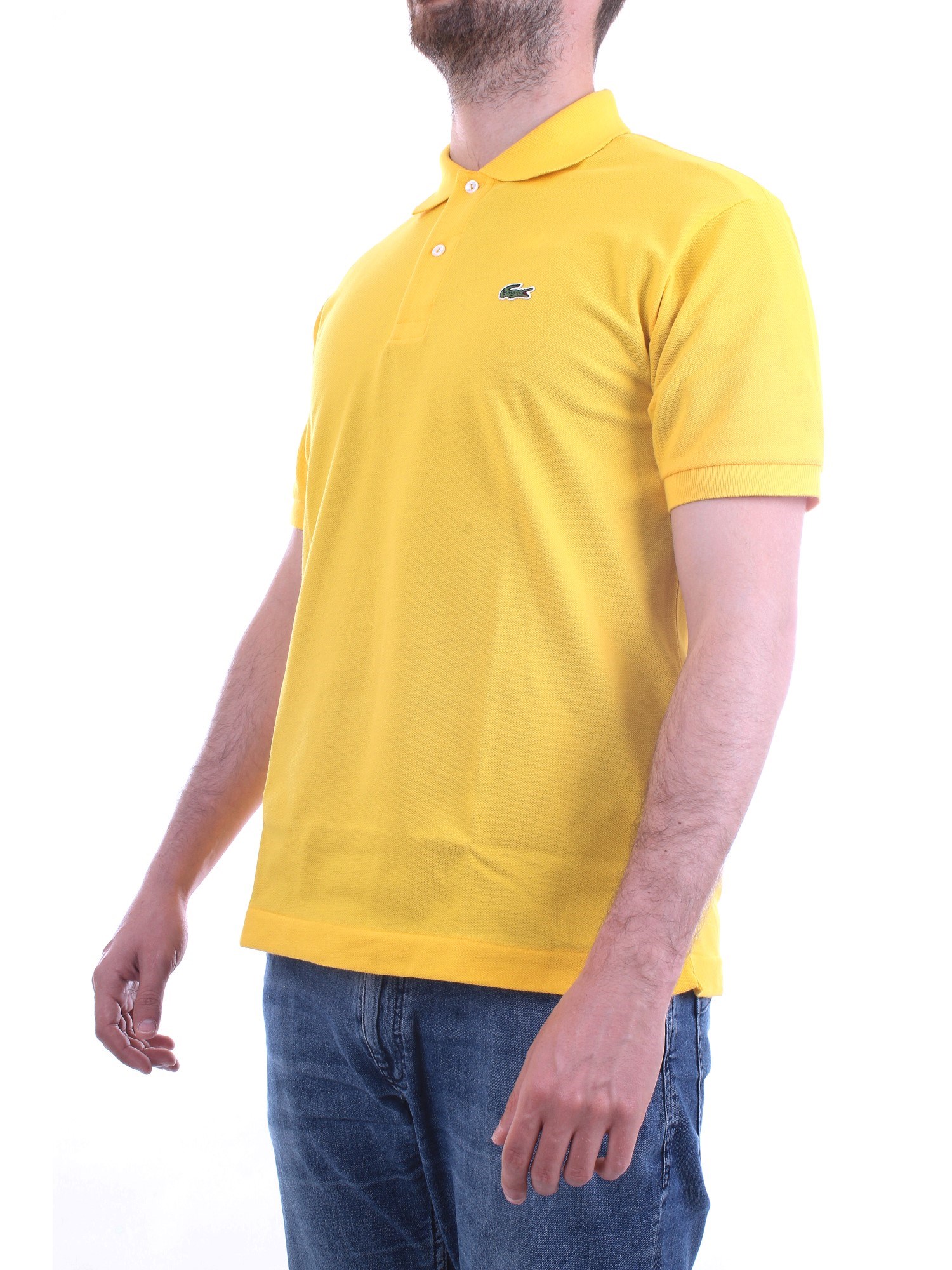 Lacoste L.12.12 Ochre Clothing Man Polo shirt Lacoste L.12.12 Ochre Clothing Man Polo shirt