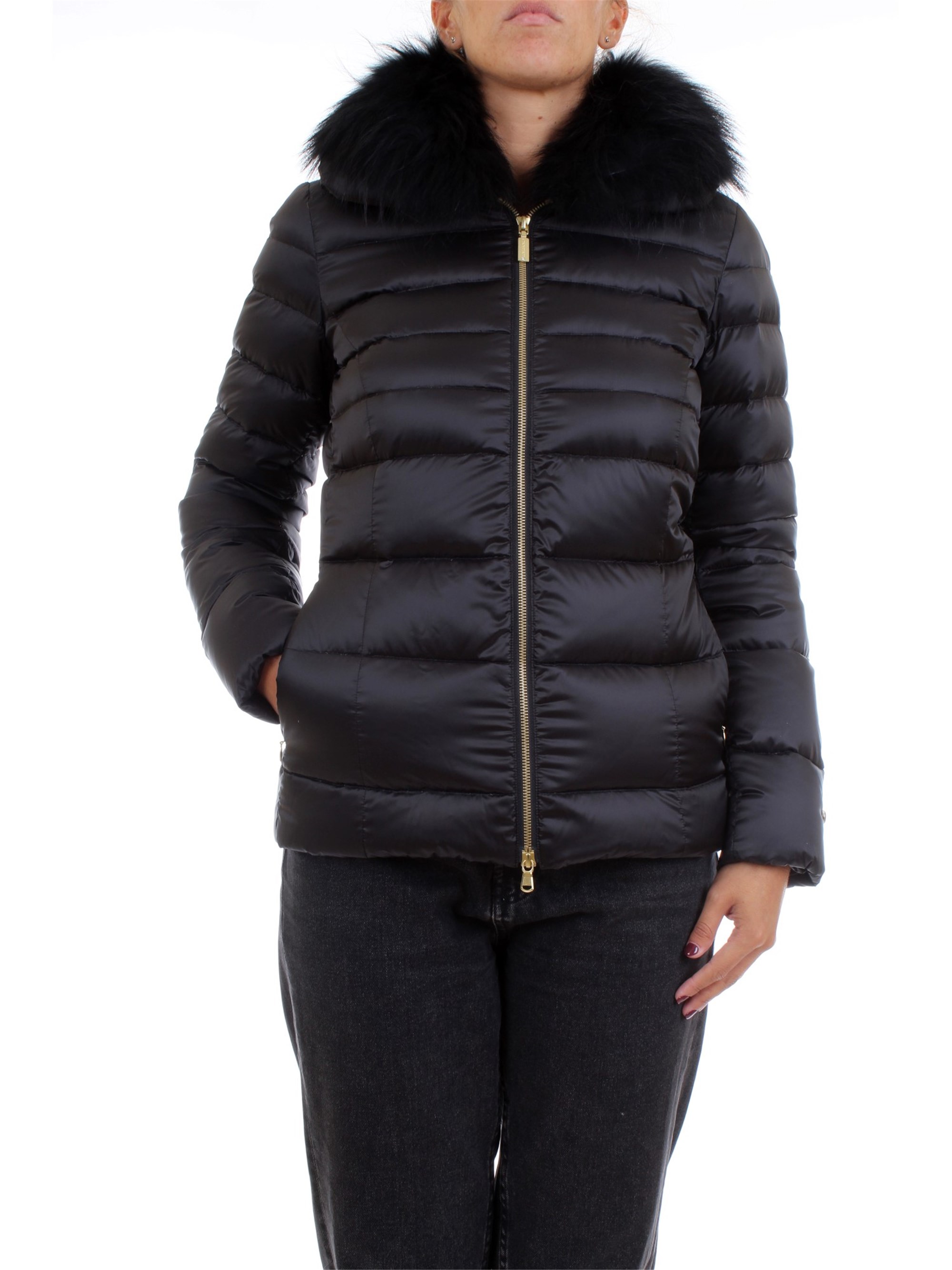 GEOSPIRIT GED0700 Black Clothing Woman Duvet GEOSPIRIT GED0700 Black Clothing Woman Duvet