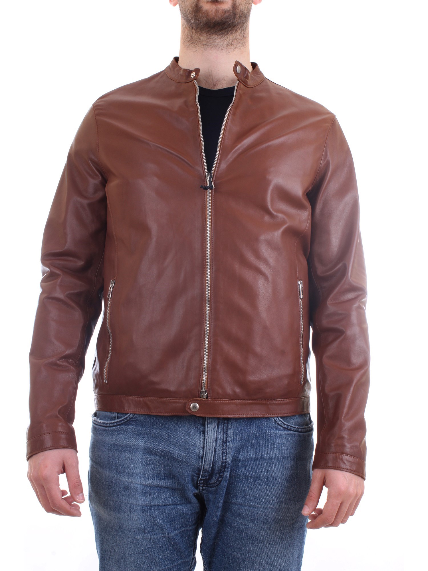 EMANUELE CURCI LUCA Leather Clothing Man Jacket EMANUELE CURCI LUCA Leather Clothing Man Jacket