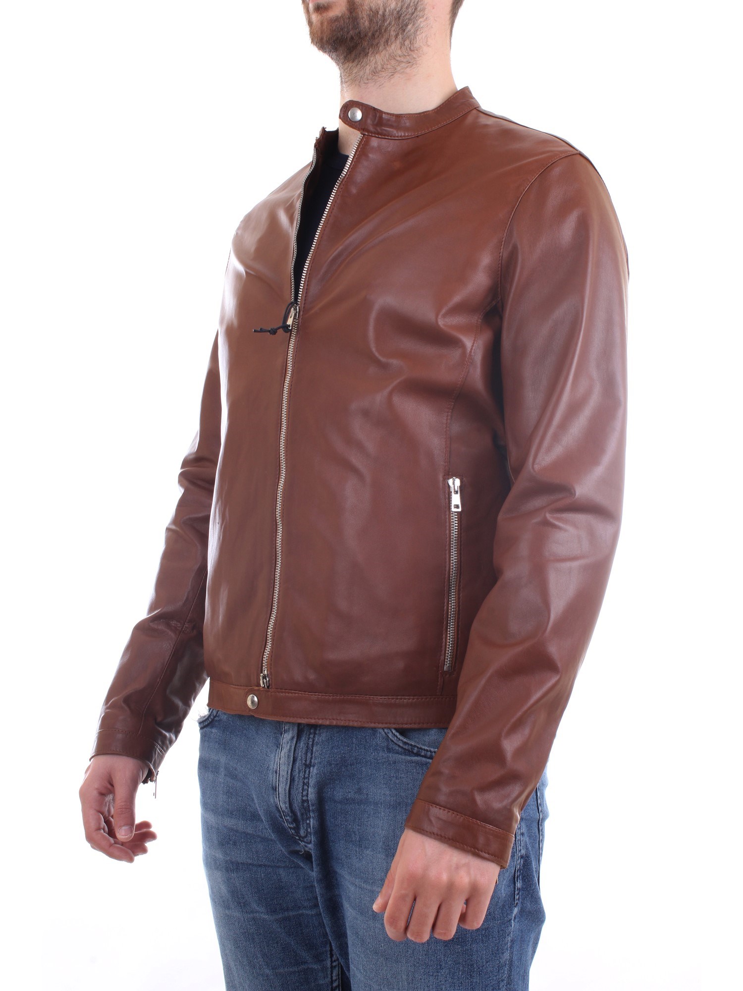 EMANUELE CURCI LUCA Leather Clothing Man Jacket EMANUELE CURCI LUCA Leather Clothing Man Jacket