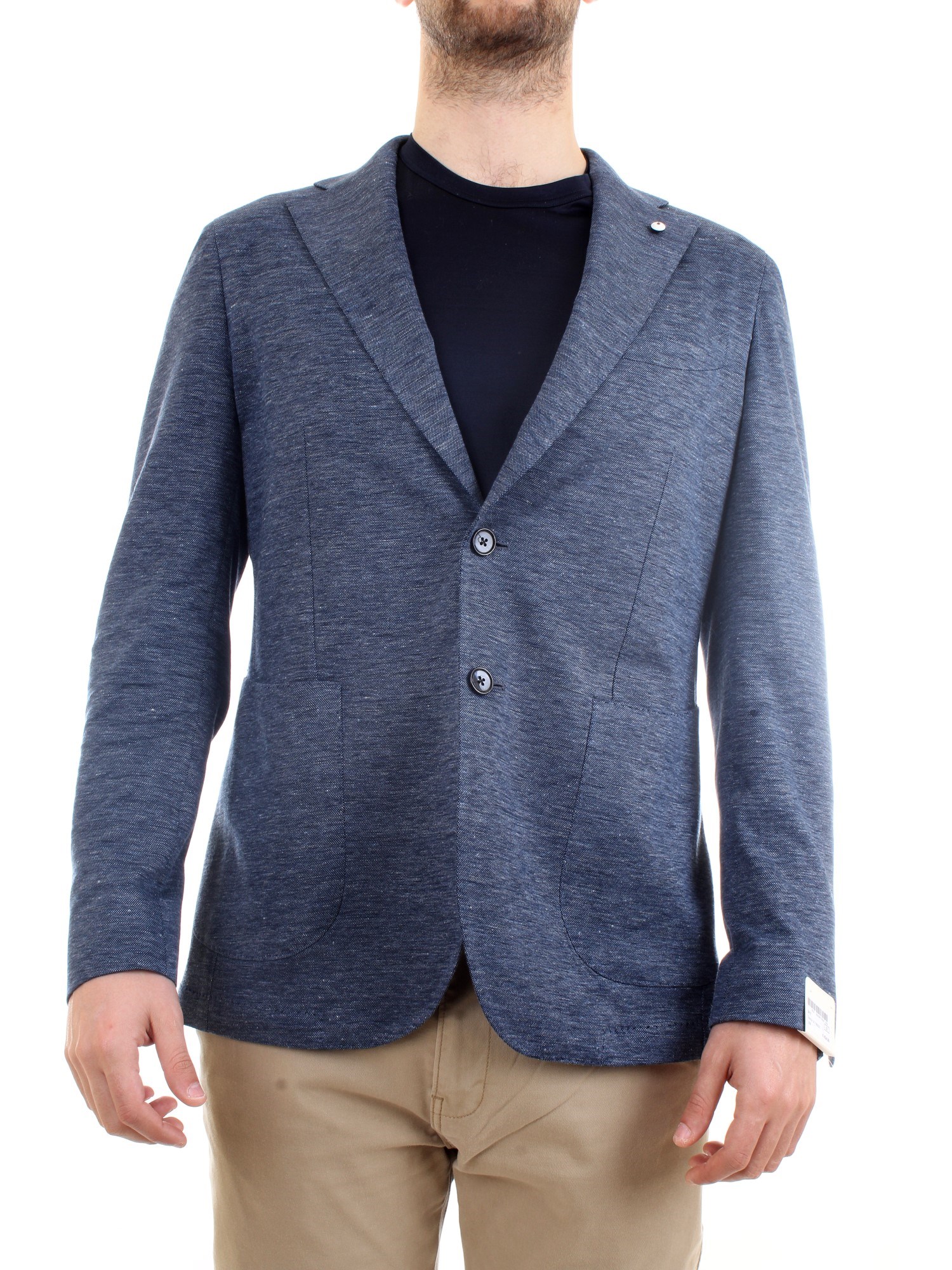 L.B.M. 1911 15754 Medium blue Clothing Man Jacket L.B.M. 1911 15754 Medium blue Clothing Man Jacket