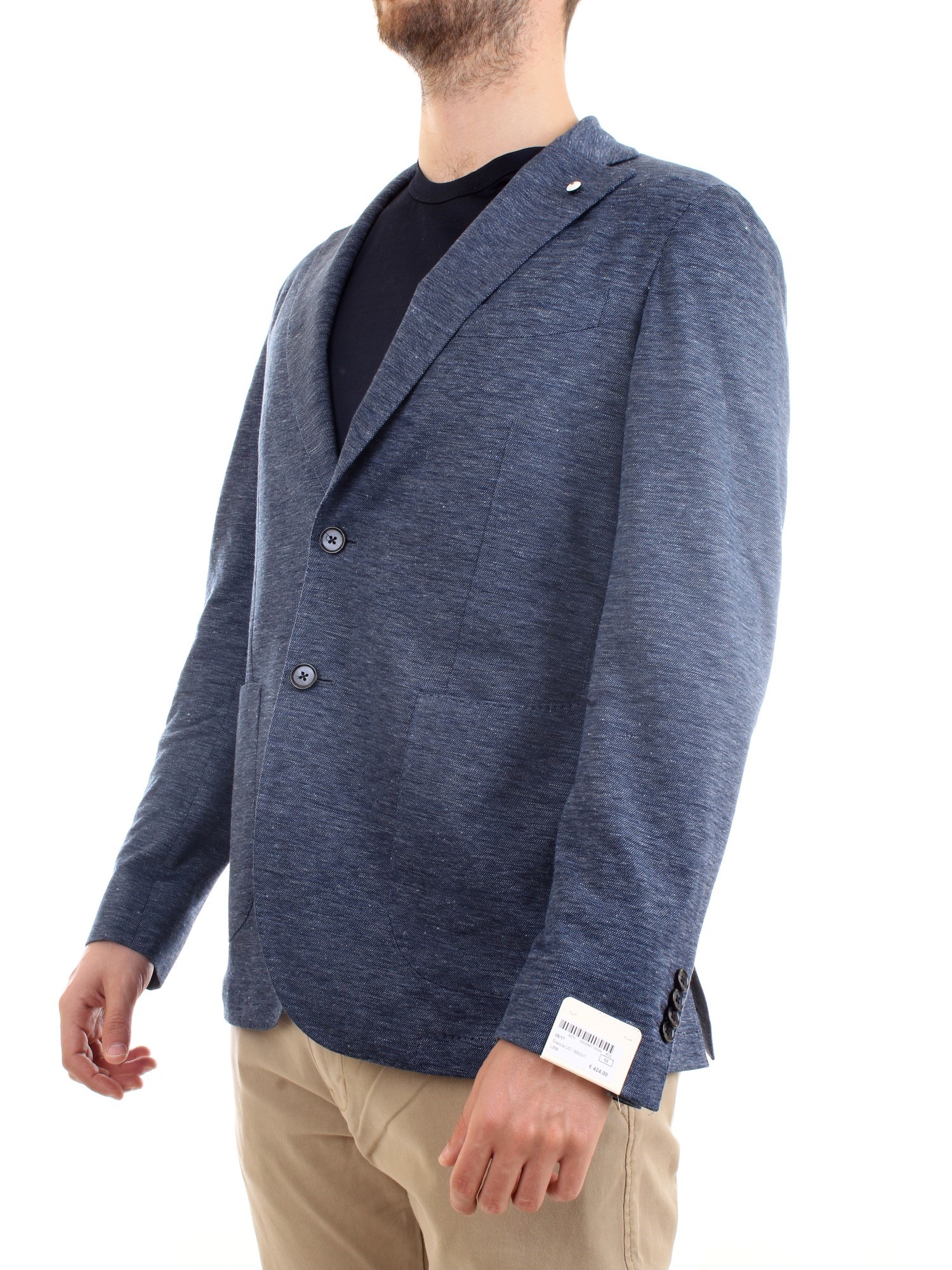 L.B.M. 1911 15754 Medium blue Clothing Man Jacket L.B.M. 1911 15754 Medium blue Clothing Man Jacket