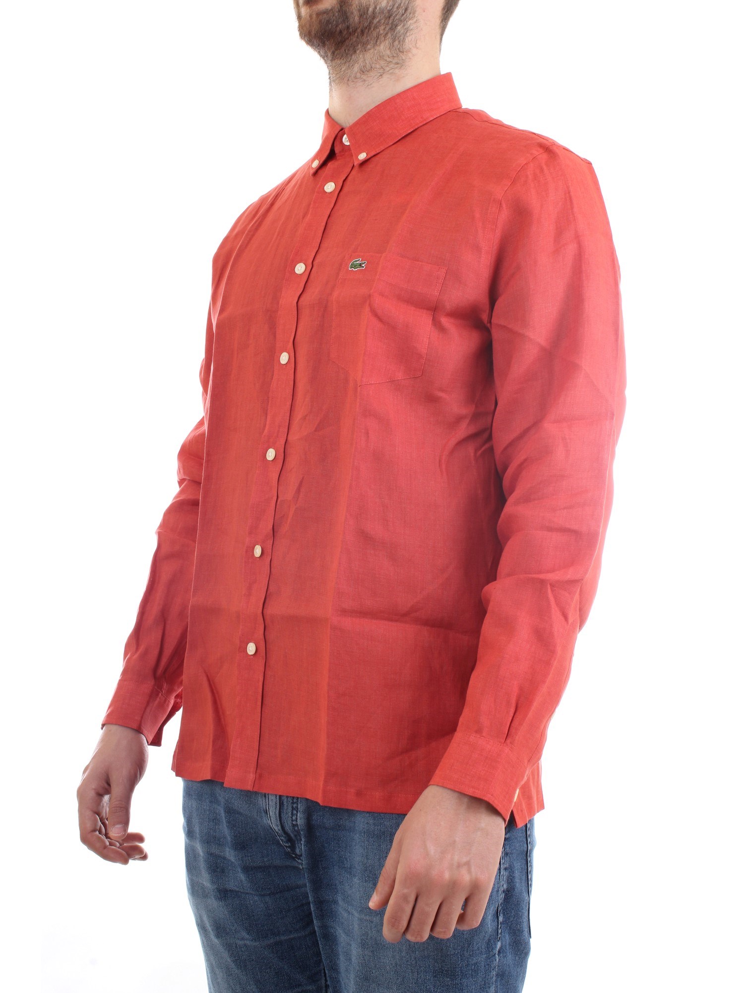 Lacoste CH4990 00 Red Clothing Man Shirt Lacoste CH4990 00 Red Clothing Man Shirt