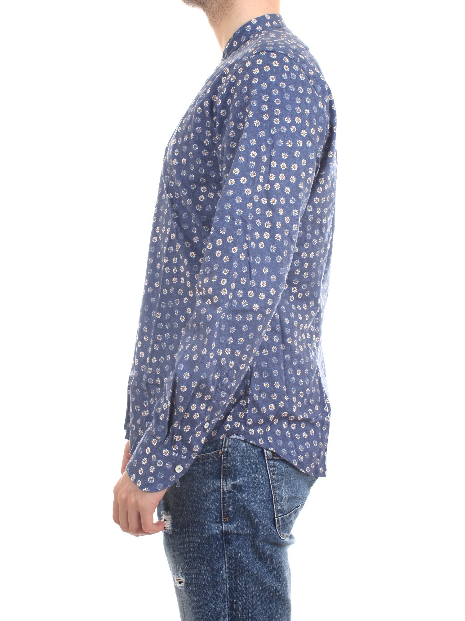 XACUS 81518.001 Blue Clothing Man Shirt XACUS 81518.001 Blue Clothing Man Shirt