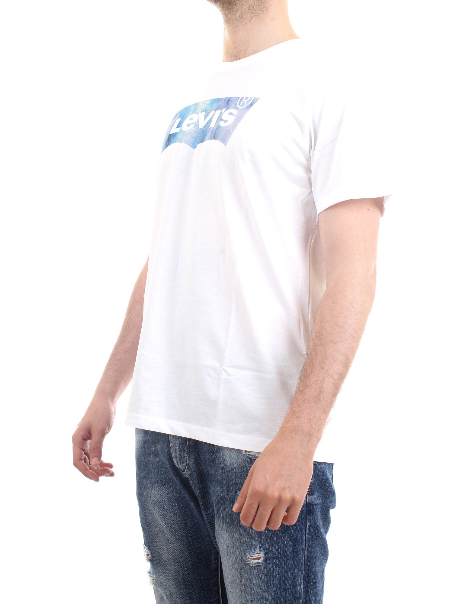 LEVI'S 22489-0343 White Clothing Man T-Shirt/Polo LEVI'S 22489-0343 White Clothing Man T-Shirt/Polo