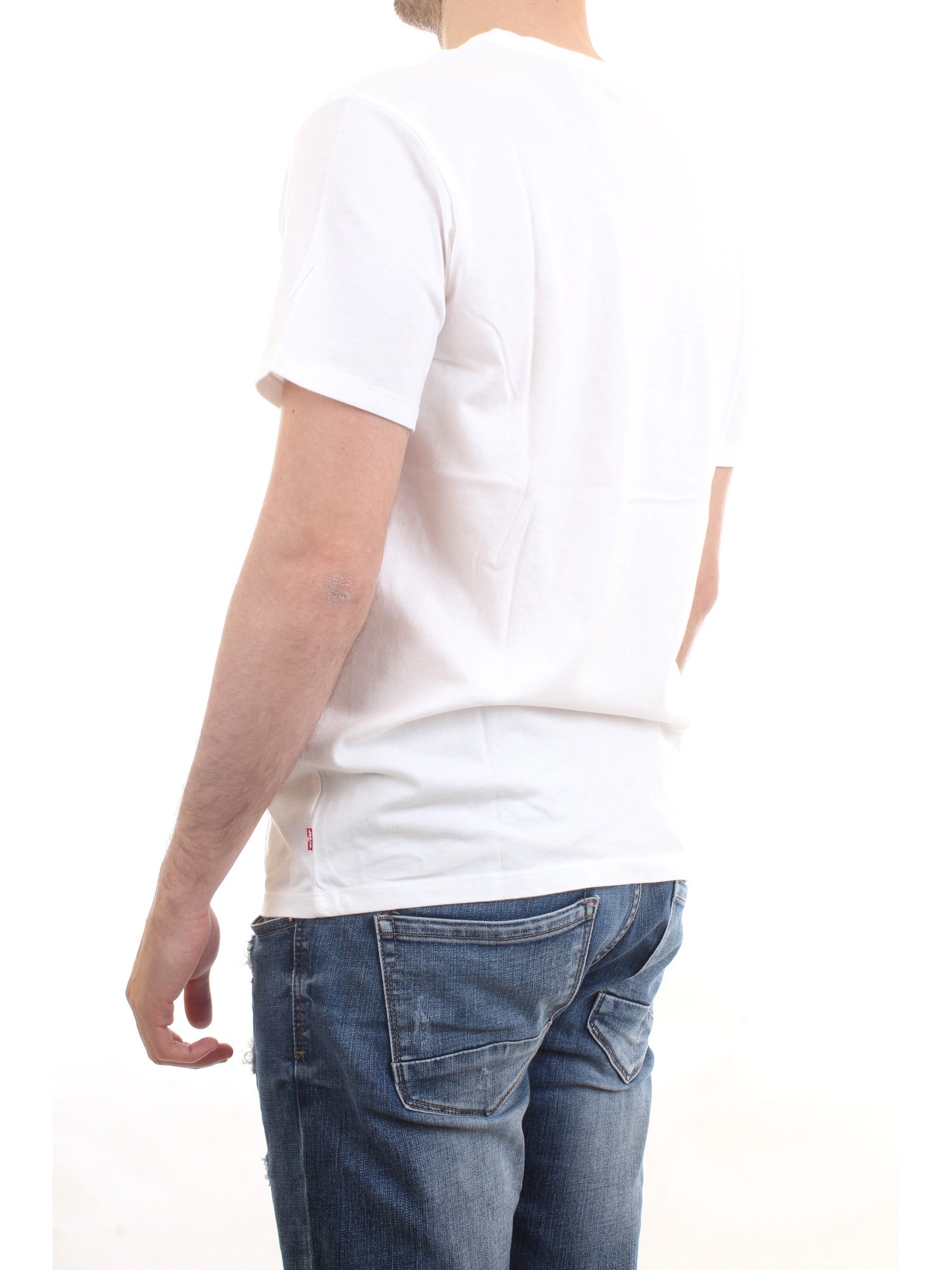 LEVI'S 22489-0318 White Clothing Man T-Shirt/Polo LEVI'S 22489-0318 White Clothing Man T-Shirt/Polo