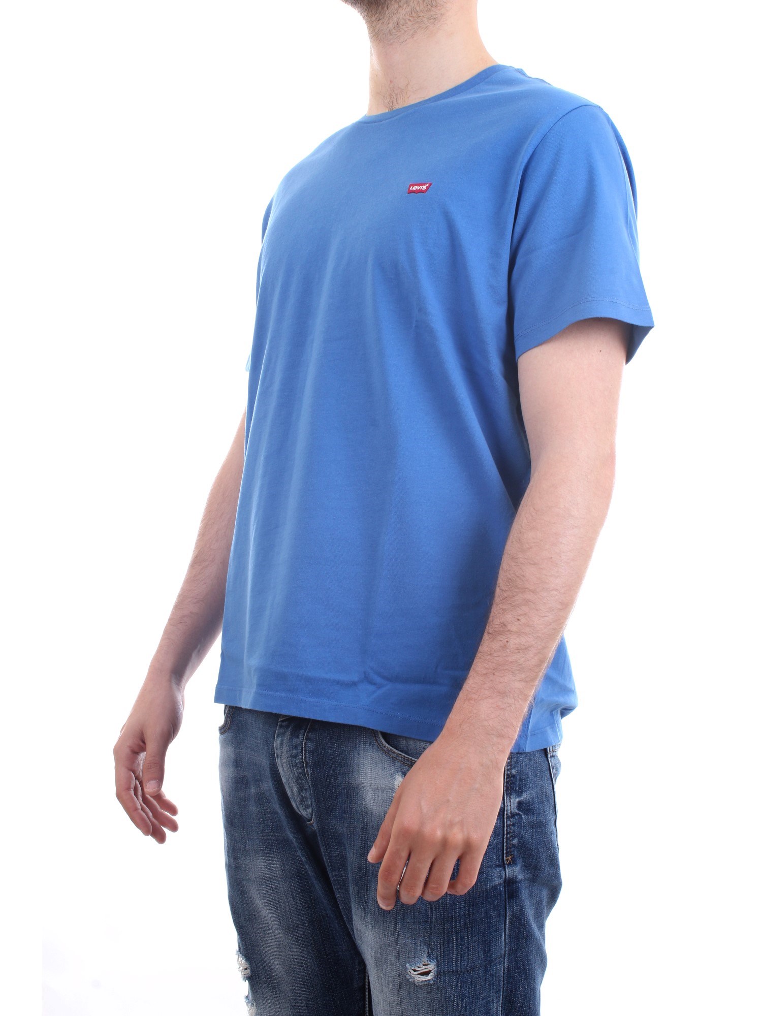 LEVI'S 56605 Light blue Clothing Man T-Shirt/Polo LEVI'S 56605 Light blue Clothing Man T-Shirt/Polo