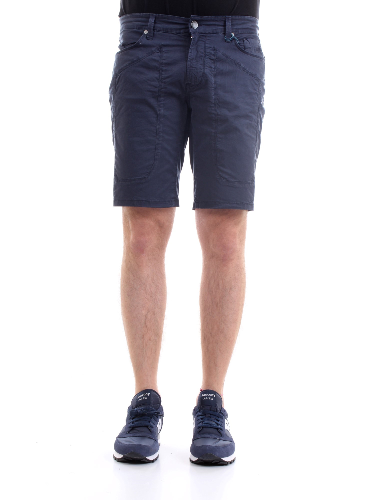 JECKERSON JKUBE001CJ374 Blue Clothing Man Shorts JECKERSON JKUBE001CJ374 Blue Clothing Man Shorts