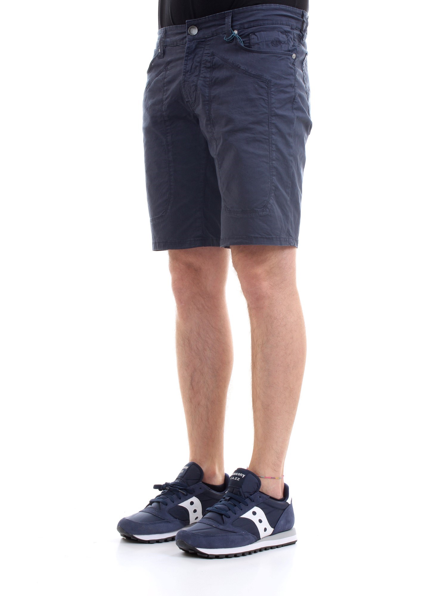 JECKERSON JKUBE001CJ374 Blue Clothing Man Shorts JECKERSON JKUBE001CJ374 Blue Clothing Man Shorts