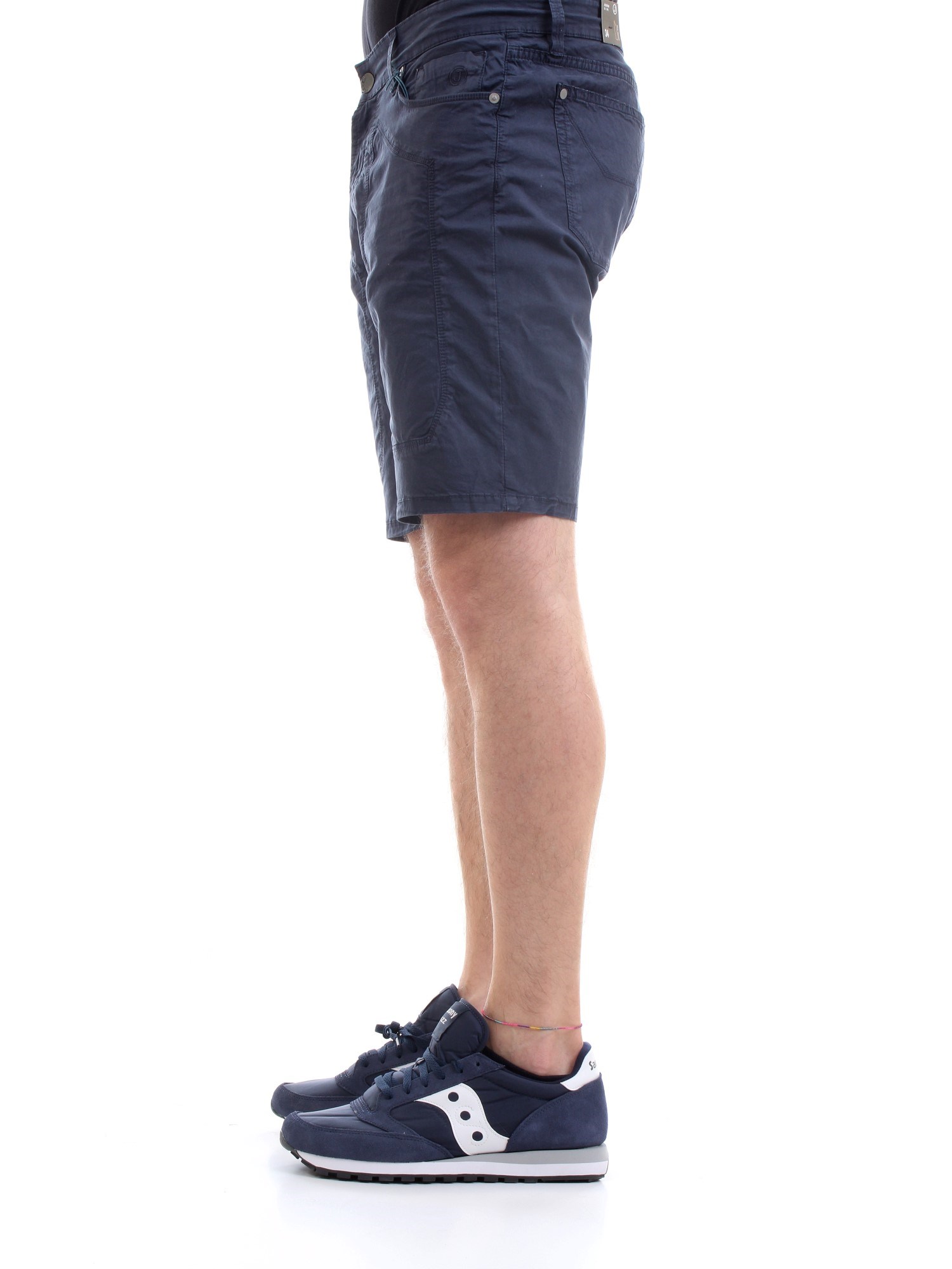 JECKERSON JKUBE001CJ374 Blue Clothing Man Shorts JECKERSON JKUBE001CJ374 Blue Clothing Man Shorts