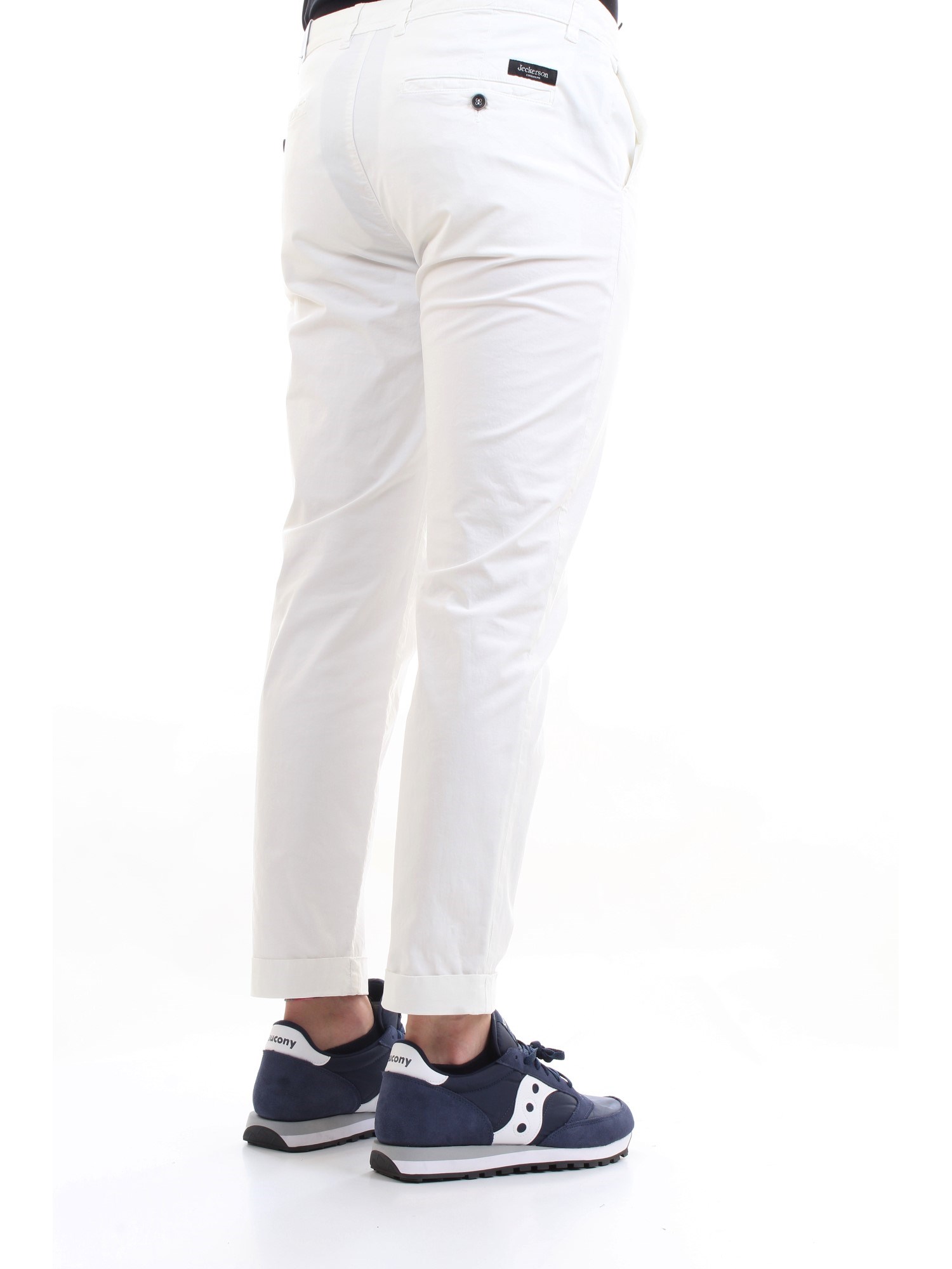 JECKERSON JKUPA046CJ374 White Clothing Man Trousers JECKERSON JKUPA046CJ374 White Clothing Man Trousers