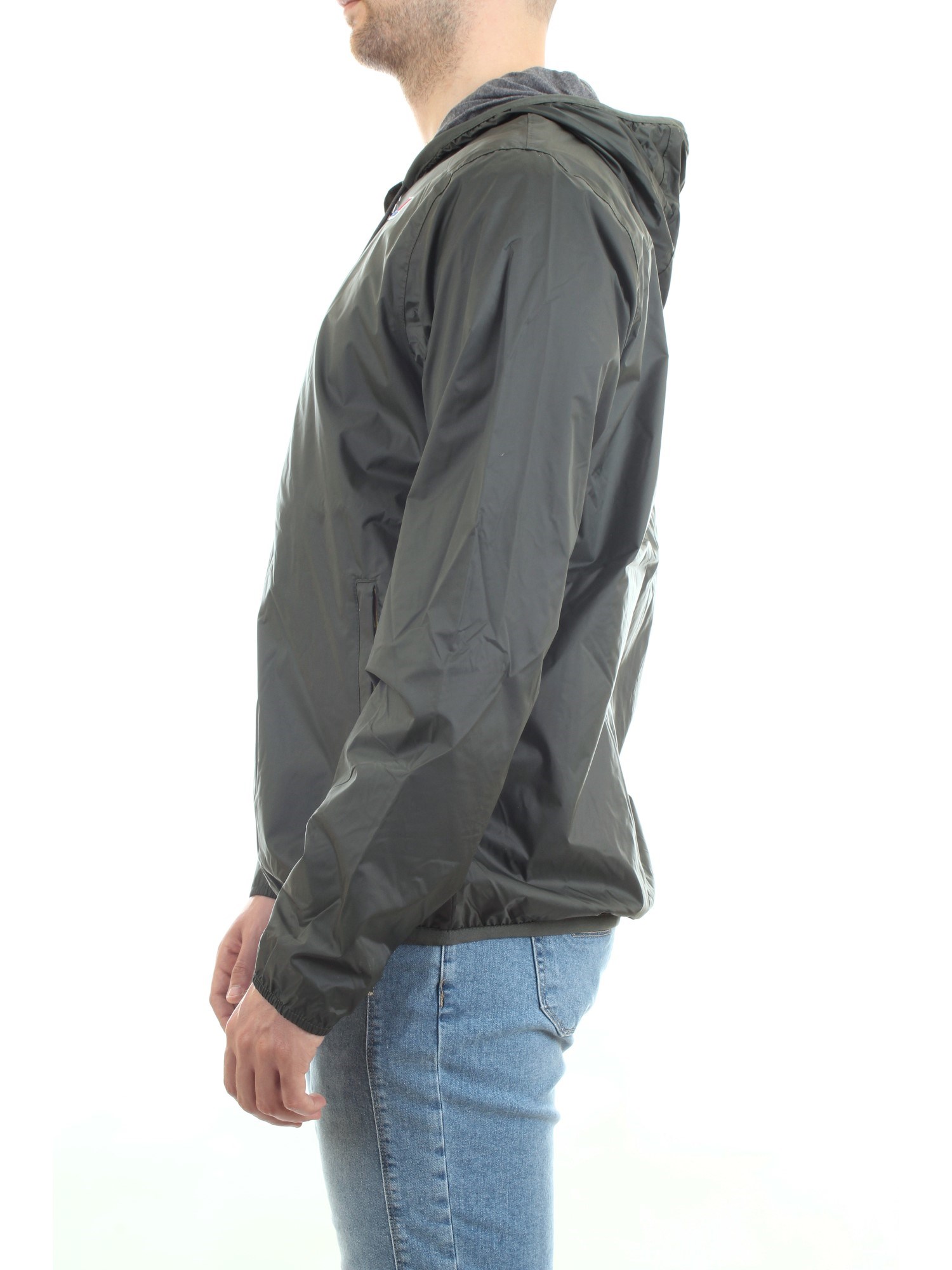 K-WAY K007A10 Military green Clothing Man Jacket K-WAY K007A10 Military green Clothing Man Jacket