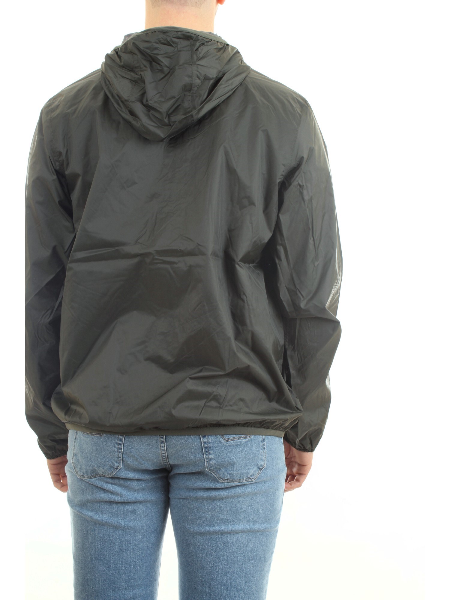 K-WAY K007A10 Military green Clothing Man Jacket K-WAY K007A10 Military green Clothing Man Jacket