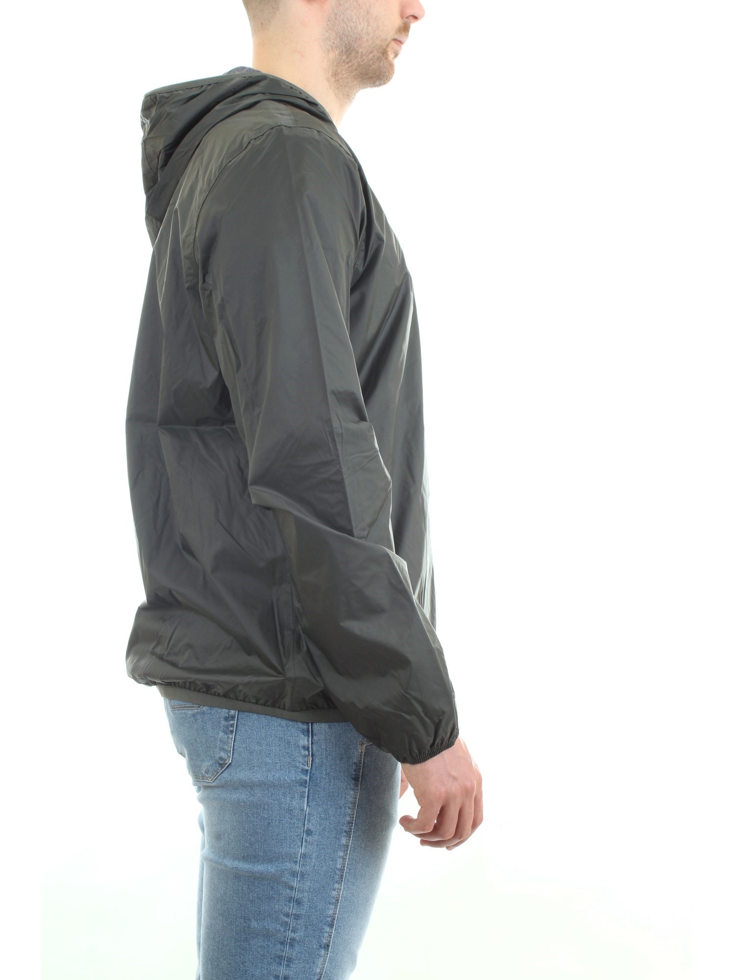 K-WAY K007A10 Military green Clothing Man Jacket K-WAY K007A10 Military green Clothing Man Jacket