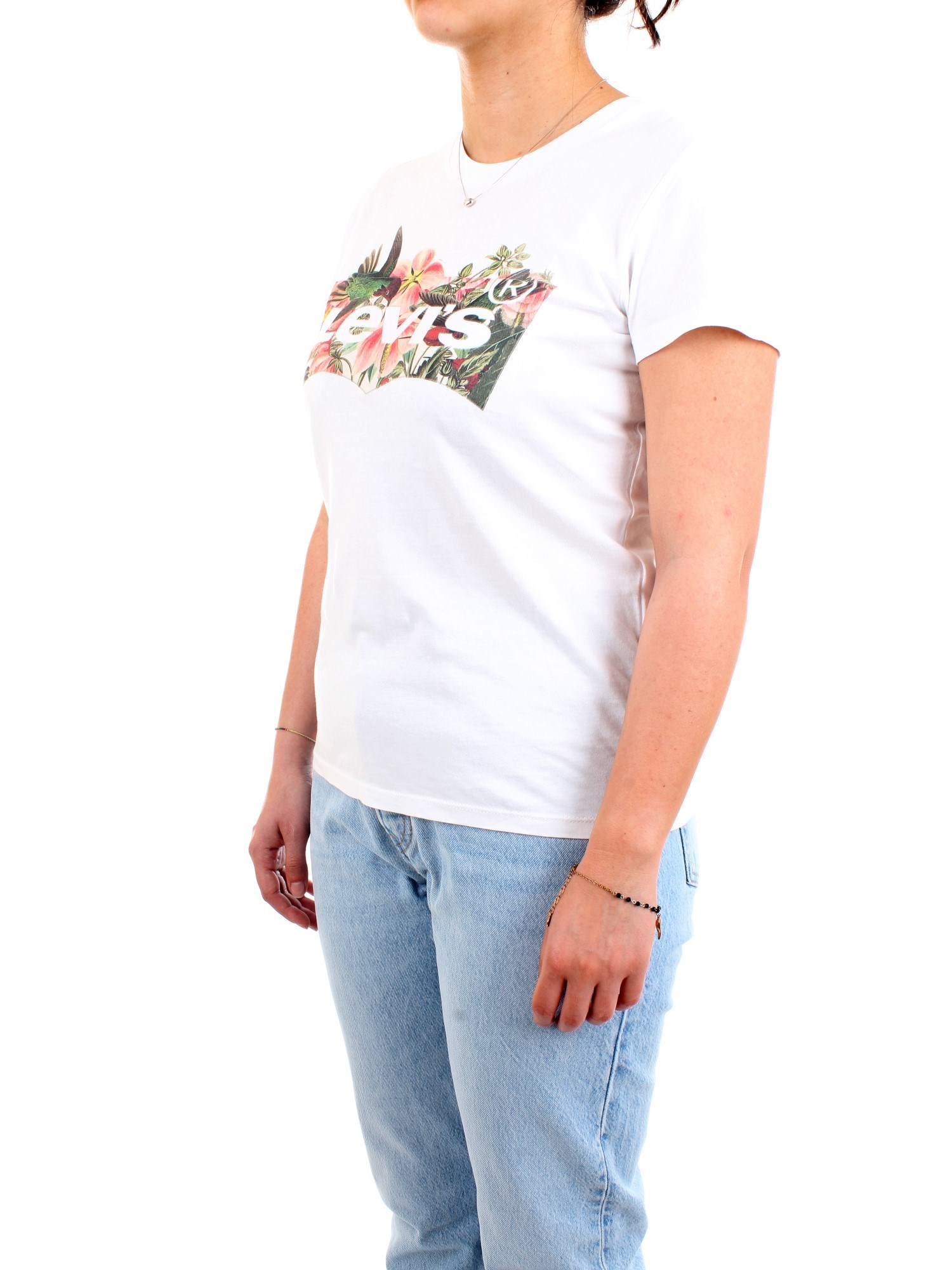 LEVI'S 17369 1265 White Clothing Woman T-Shirt/Polo LEVI'S 17369 1265 White Clothing Woman T-Shirt/Polo