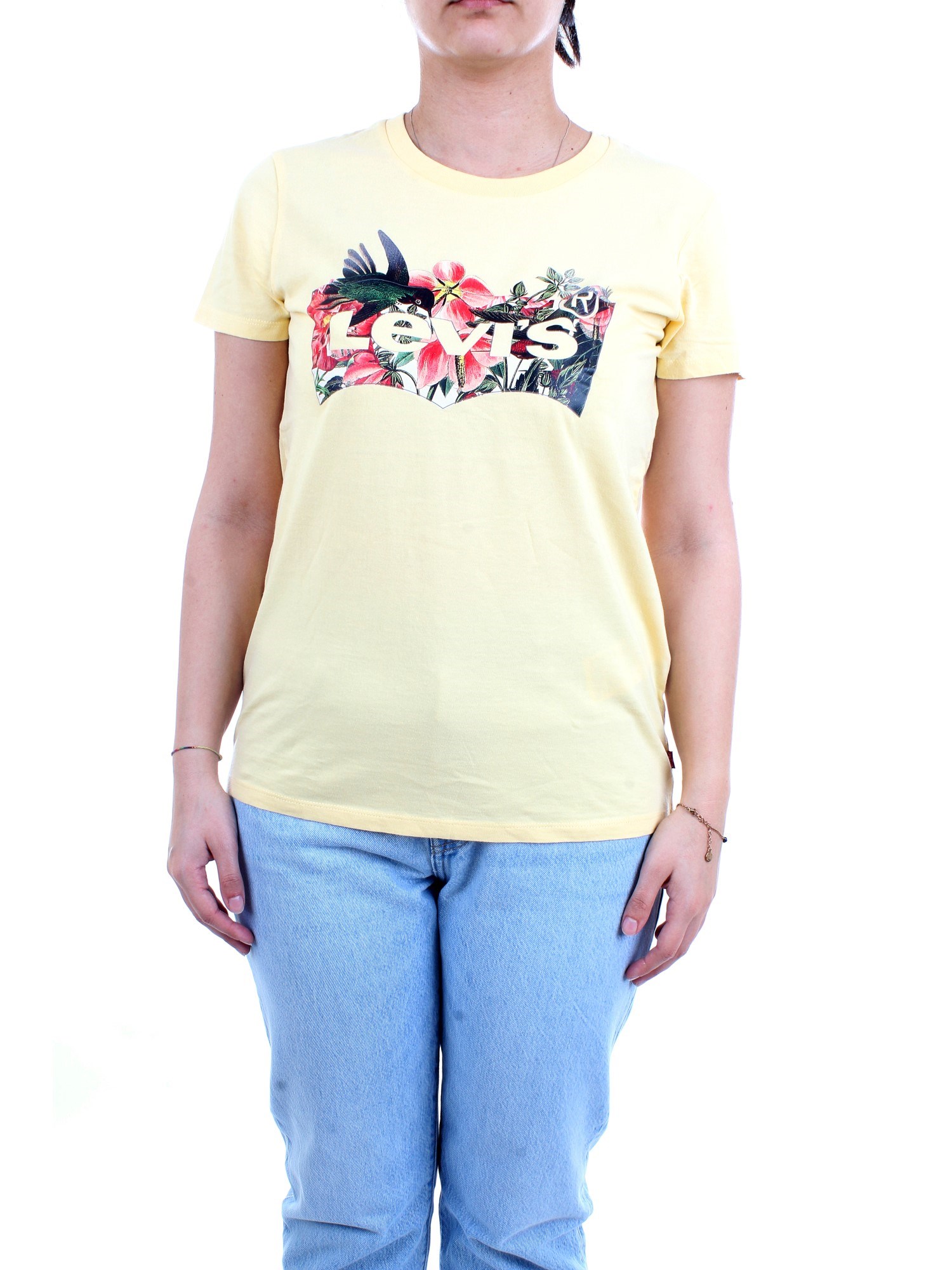LEVI'S 17369 1264 Yellow Clothing Woman T-Shirt/Polo LEVI'S 17369 1264 Yellow Clothing Woman T-Shirt/Polo