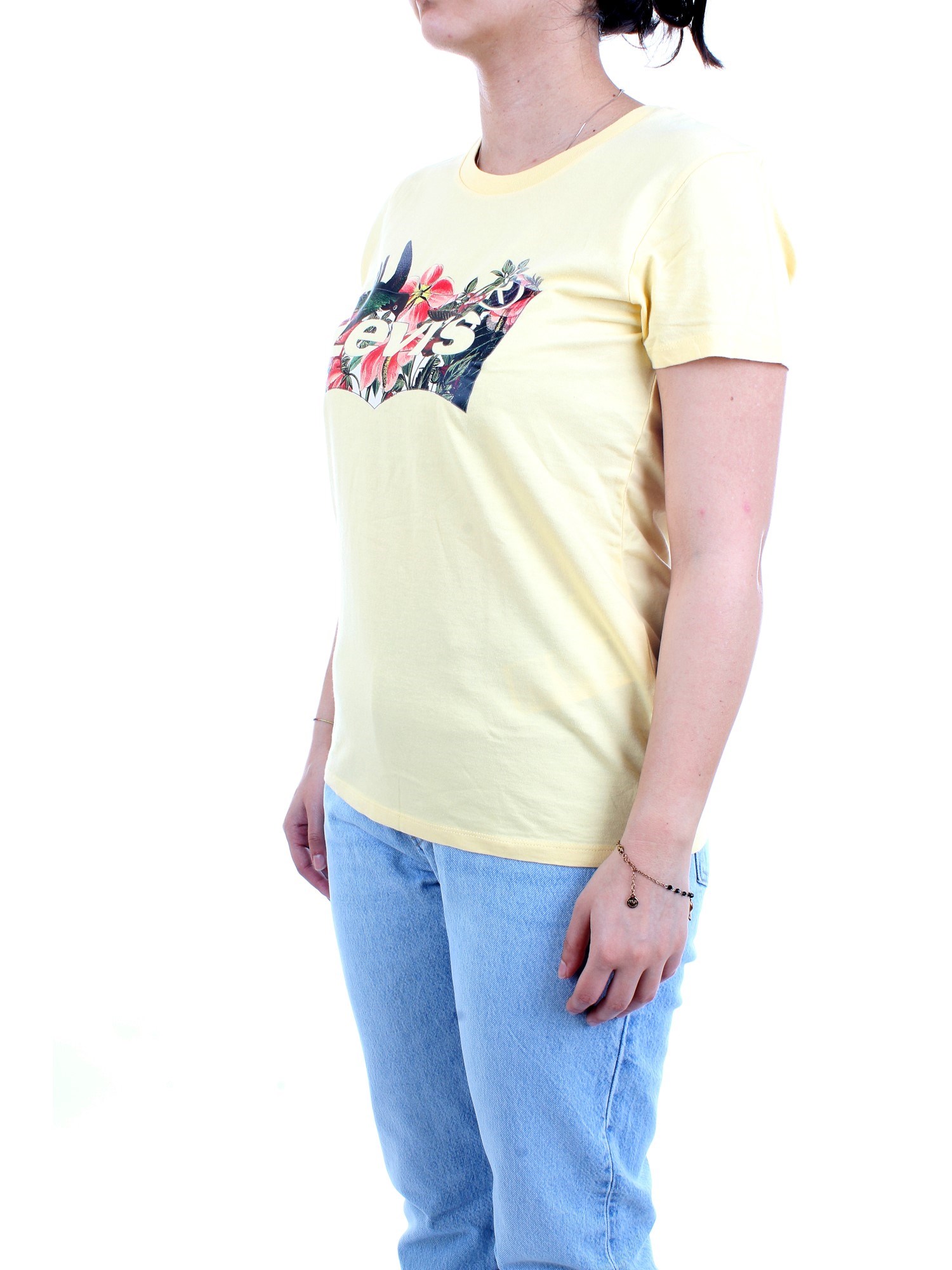 LEVI'S 17369 1264 Yellow Clothing Woman T-Shirt/Polo LEVI'S 17369 1264 Yellow Clothing Woman T-Shirt/Polo