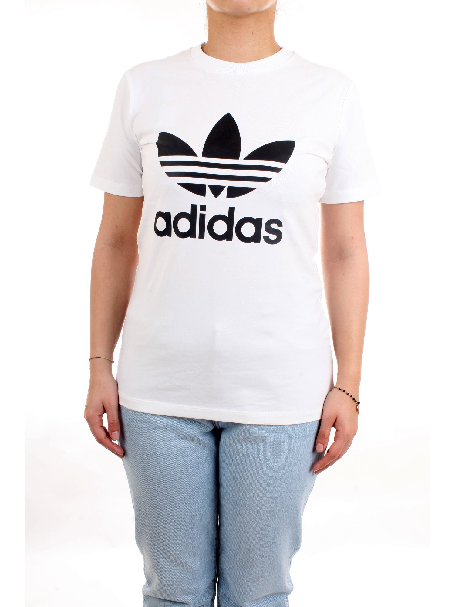 ADIDAS ORIGINALS GN2899 White Clothing Woman T-Shirt/Polo ADIDAS ORIGINALS GN2899 White Clothing Woman T-Shirt/Polo