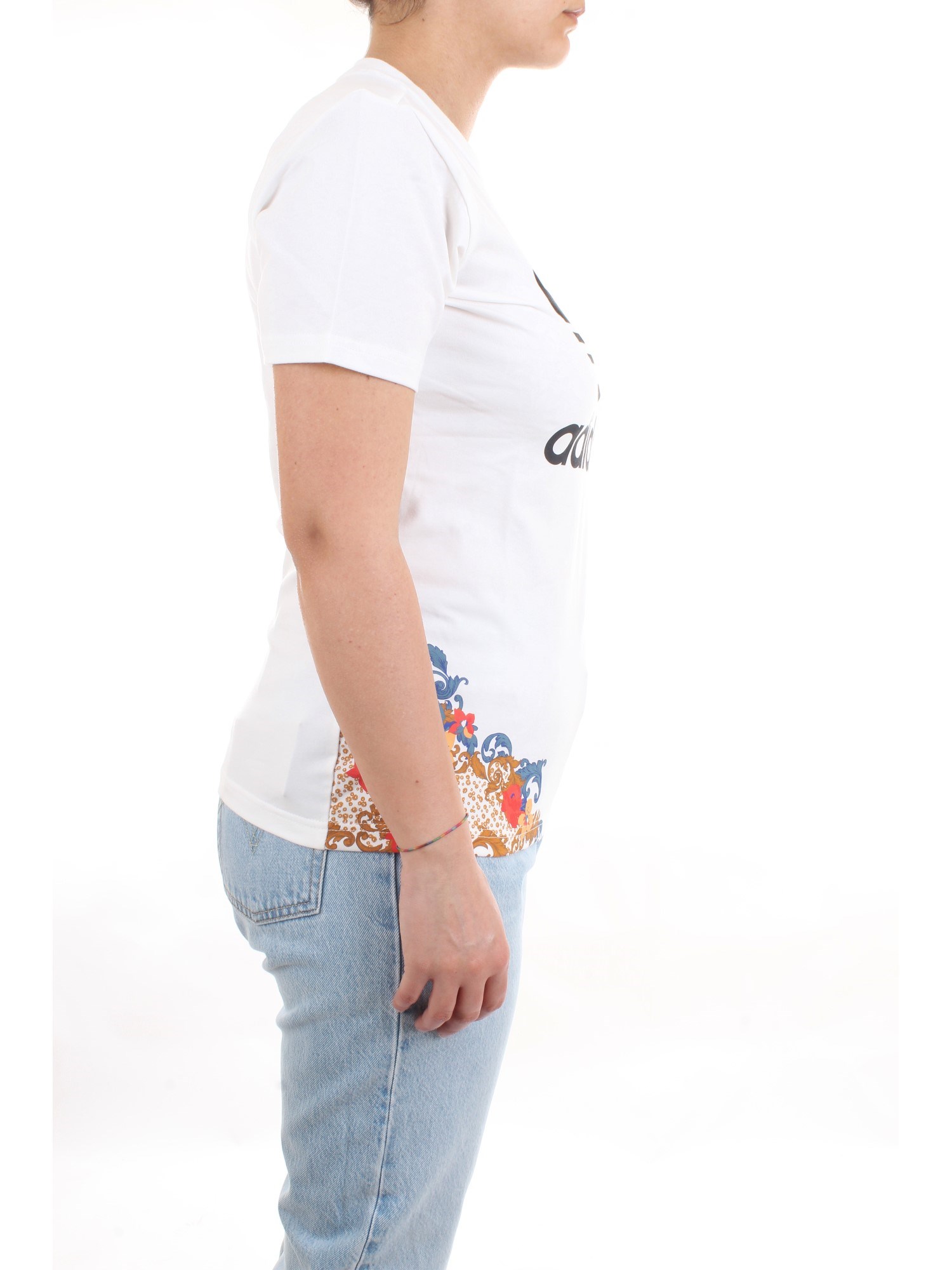 ADIDAS ORIGINALS GN3354 White Clothing Woman T-Shirt/Polo ADIDAS ORIGINALS GN3354 White Clothing Woman T-Shirt/Polo