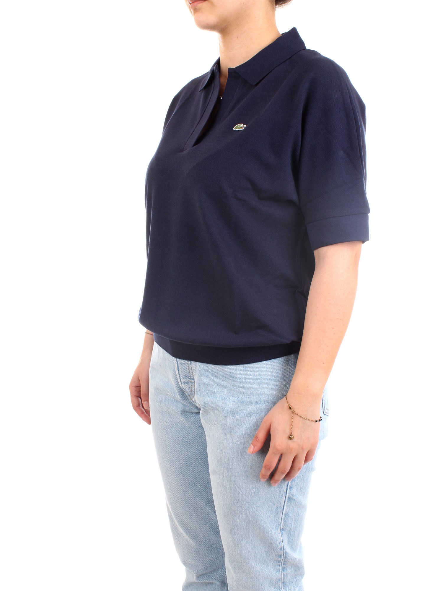Lacoste PF0504 00 Blue Clothing Woman Polo shirt Lacoste PF0504 00 Blue Clothing Woman Polo shirt