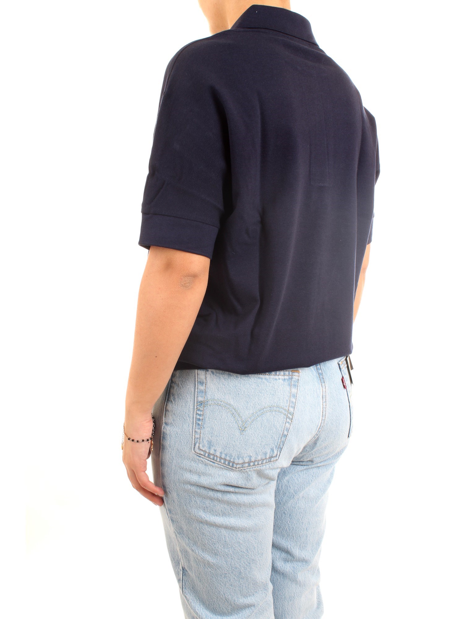 Lacoste PF0504 00 Blue Clothing Woman Polo shirt Lacoste PF0504 00 Blue Clothing Woman Polo shirt