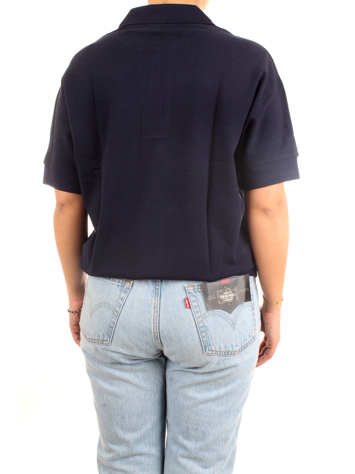Lacoste PF0504 00 Blue Clothing Woman Polo shirt Lacoste PF0504 00 Blue Clothing Woman Polo shirt