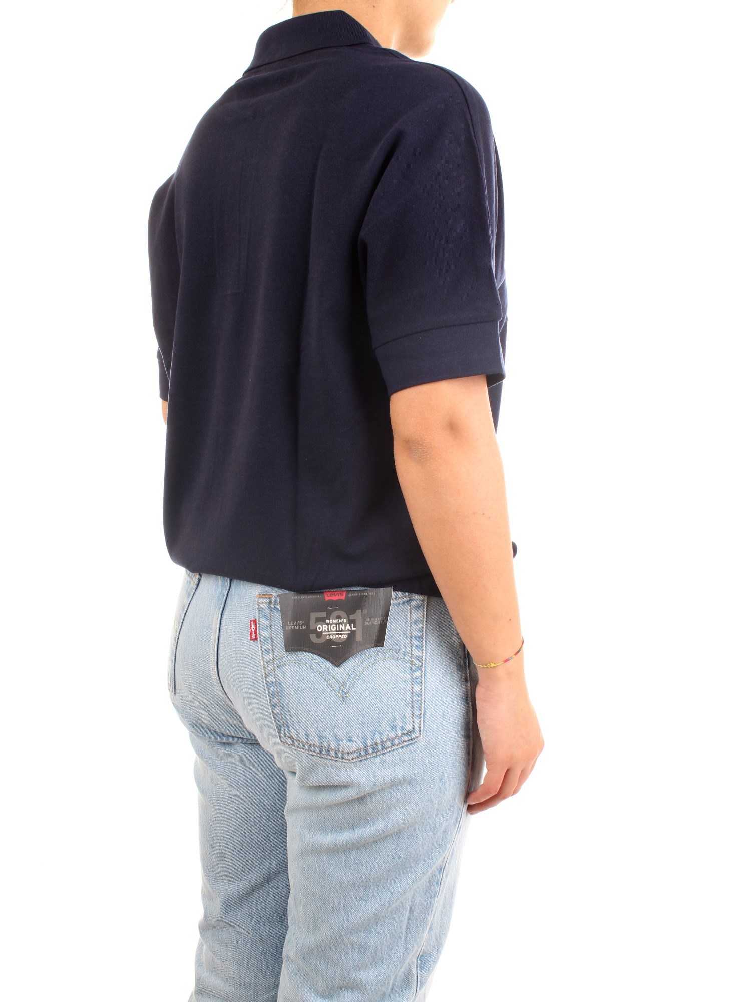Lacoste PF0504 00 Blue Clothing Woman Polo shirt Lacoste PF0504 00 Blue Clothing Woman Polo shirt