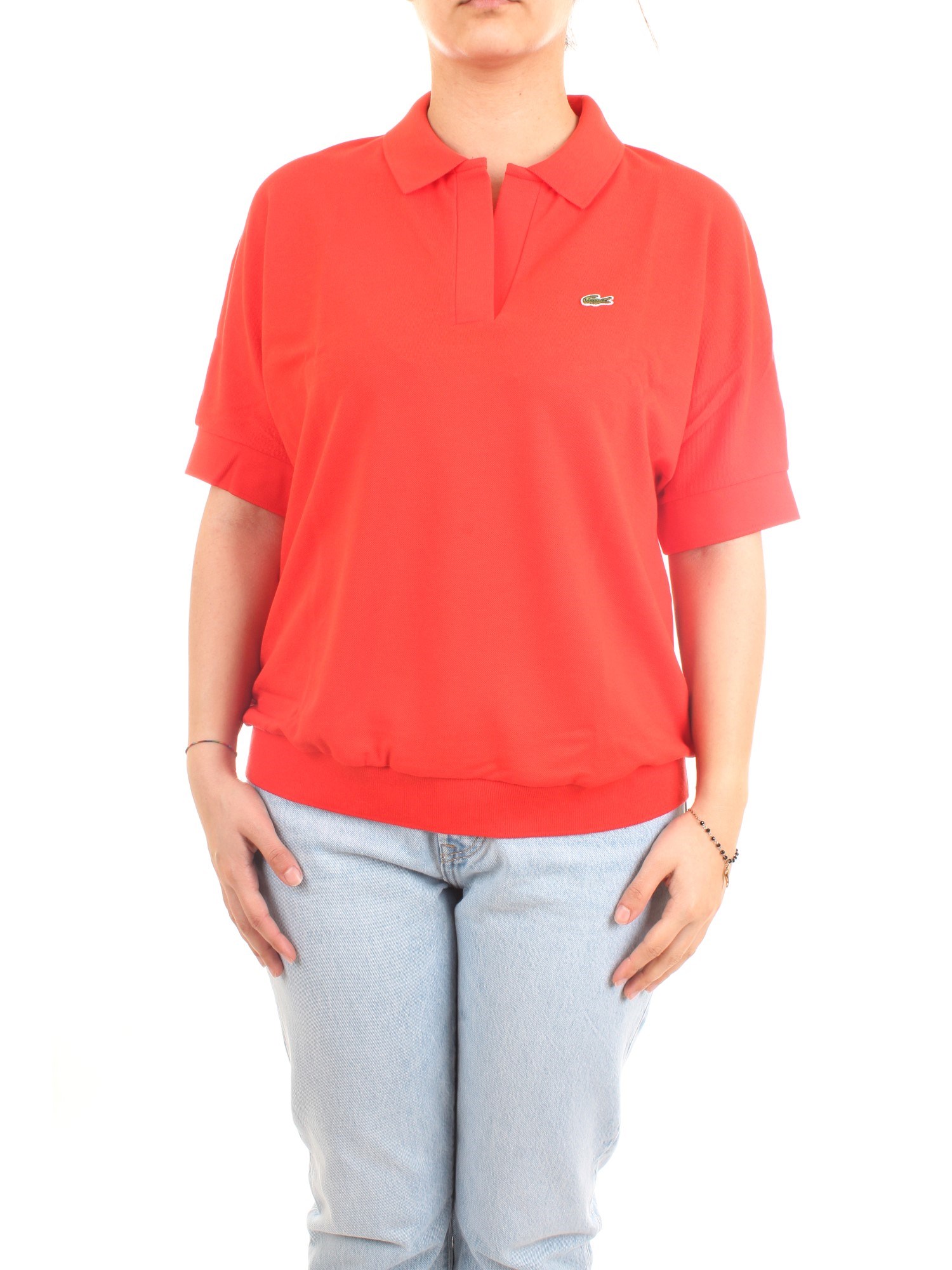 Lacoste PF0504 00 Red Clothing Woman Polo shirt Lacoste PF0504 00 Red Clothing Woman Polo shirt