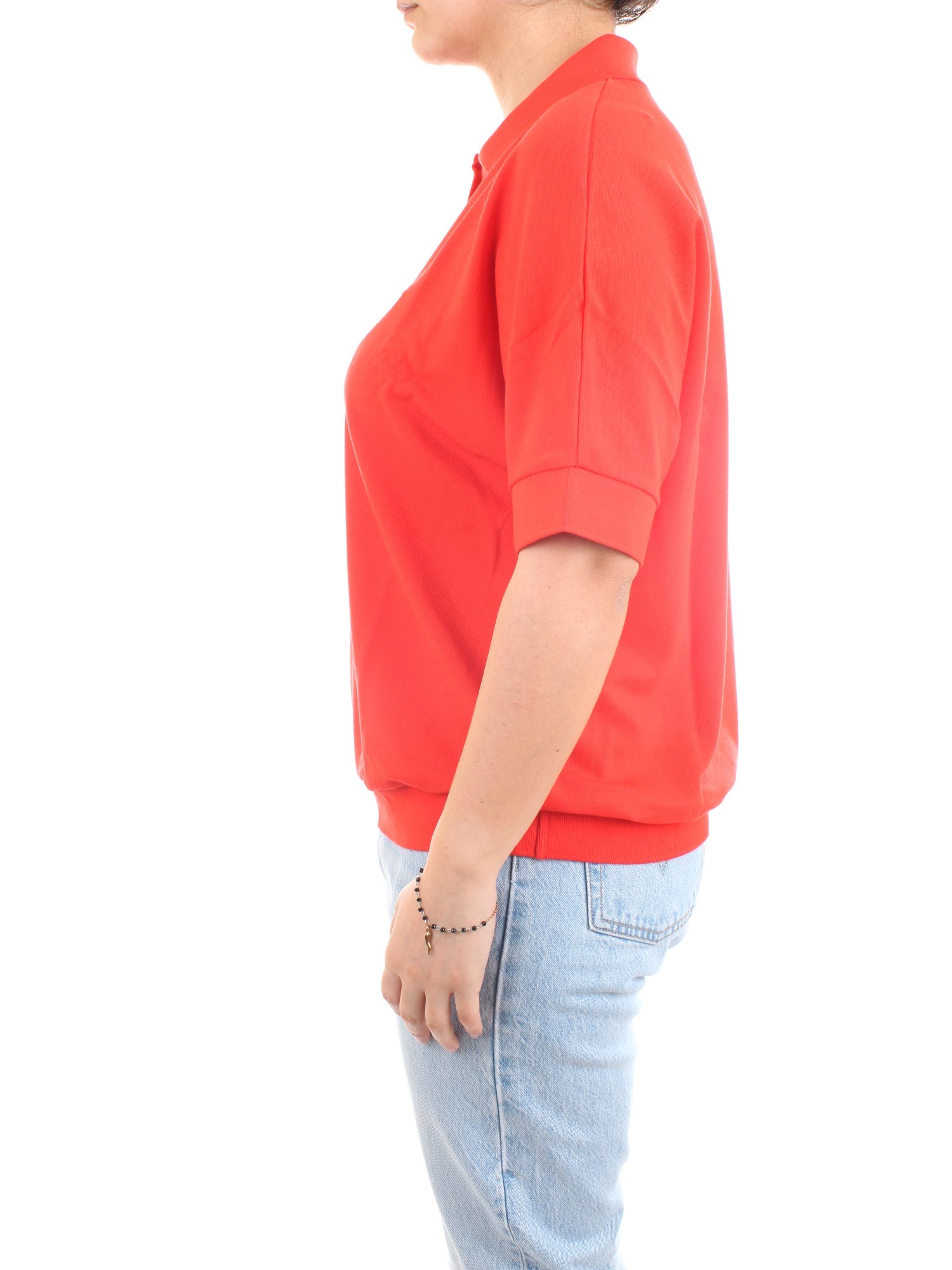 Lacoste PF0504 00 Red Clothing Woman Polo shirt Lacoste PF0504 00 Red Clothing Woman Polo shirt