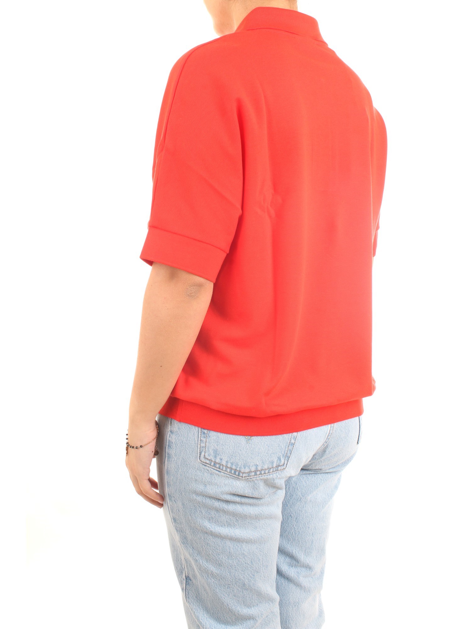 Lacoste PF0504 00 Red Clothing Woman Polo shirt Lacoste PF0504 00 Red Clothing Woman Polo shirt