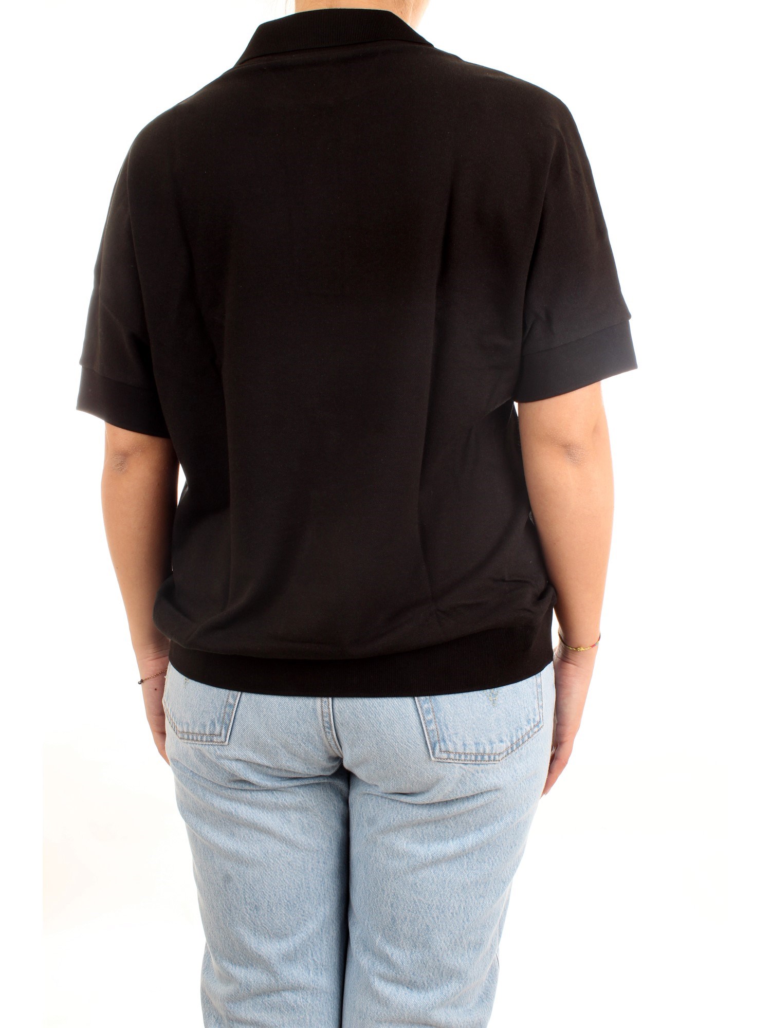 Lacoste PF0504 00 Black Clothing Woman Polo shirt Lacoste PF0504 00 Black Clothing Woman Polo shirt