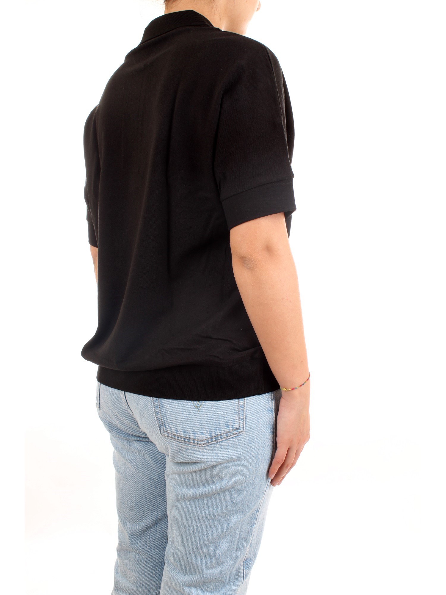 Lacoste PF0504 00 Black Clothing Woman Polo shirt Lacoste PF0504 00 Black Clothing Woman Polo shirt
