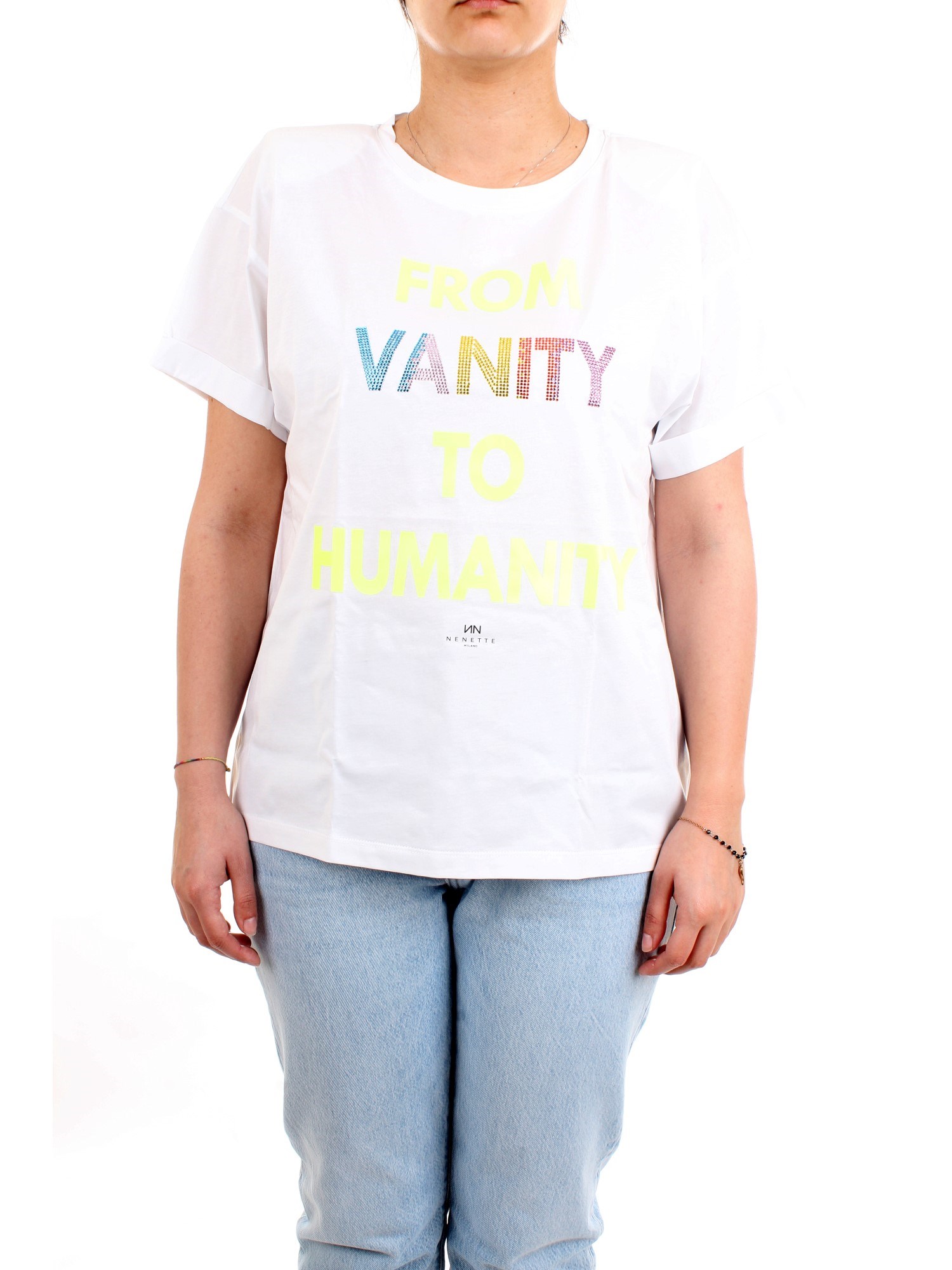 NENETTE - TOUS LES JOURS 31BB-DOOKU White Clothing Woman T-Shirt/Polo NENETTE - TOUS LES JOURS 31BB-DOOKU White Clothing Woman T-Shirt/Polo