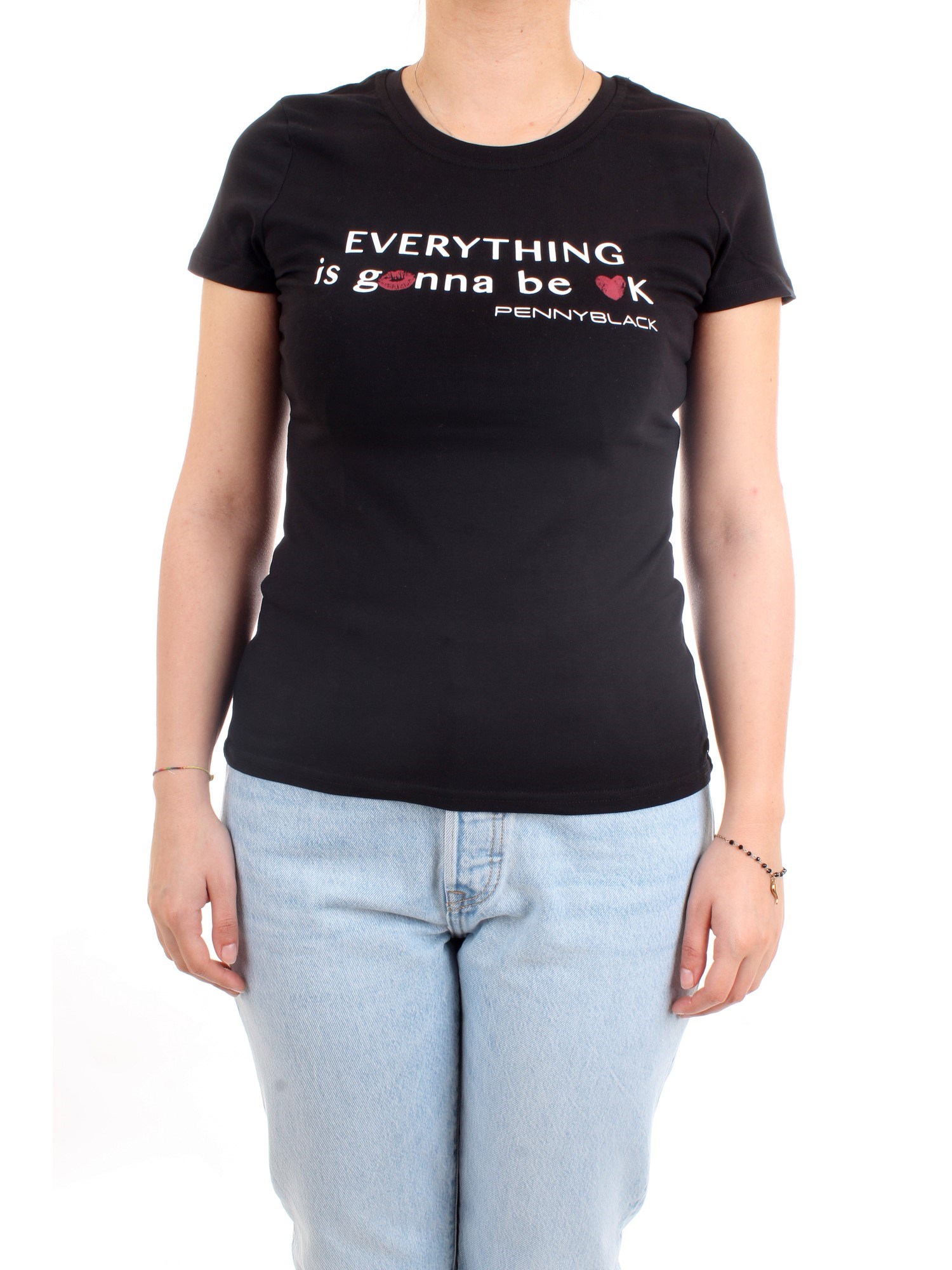 PENNYBLACK 39710721 Black Clothing Woman T-Shirt/Polo PENNYBLACK 39710721 Black Clothing Woman T-Shirt/Polo