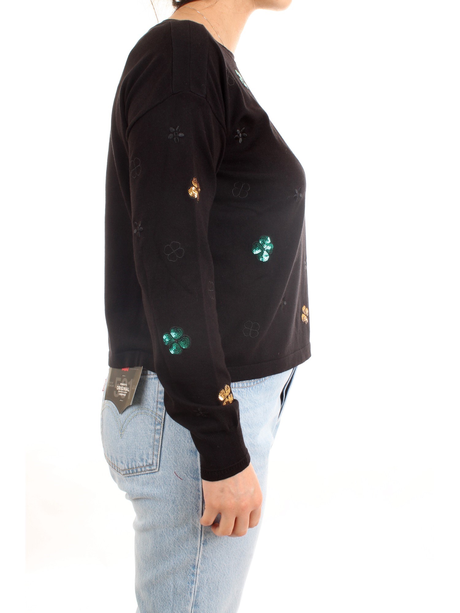 PENNYBLACK 33610621 Black Clothing Woman Sweater PENNYBLACK 33610621 Black Clothing Woman Sweater