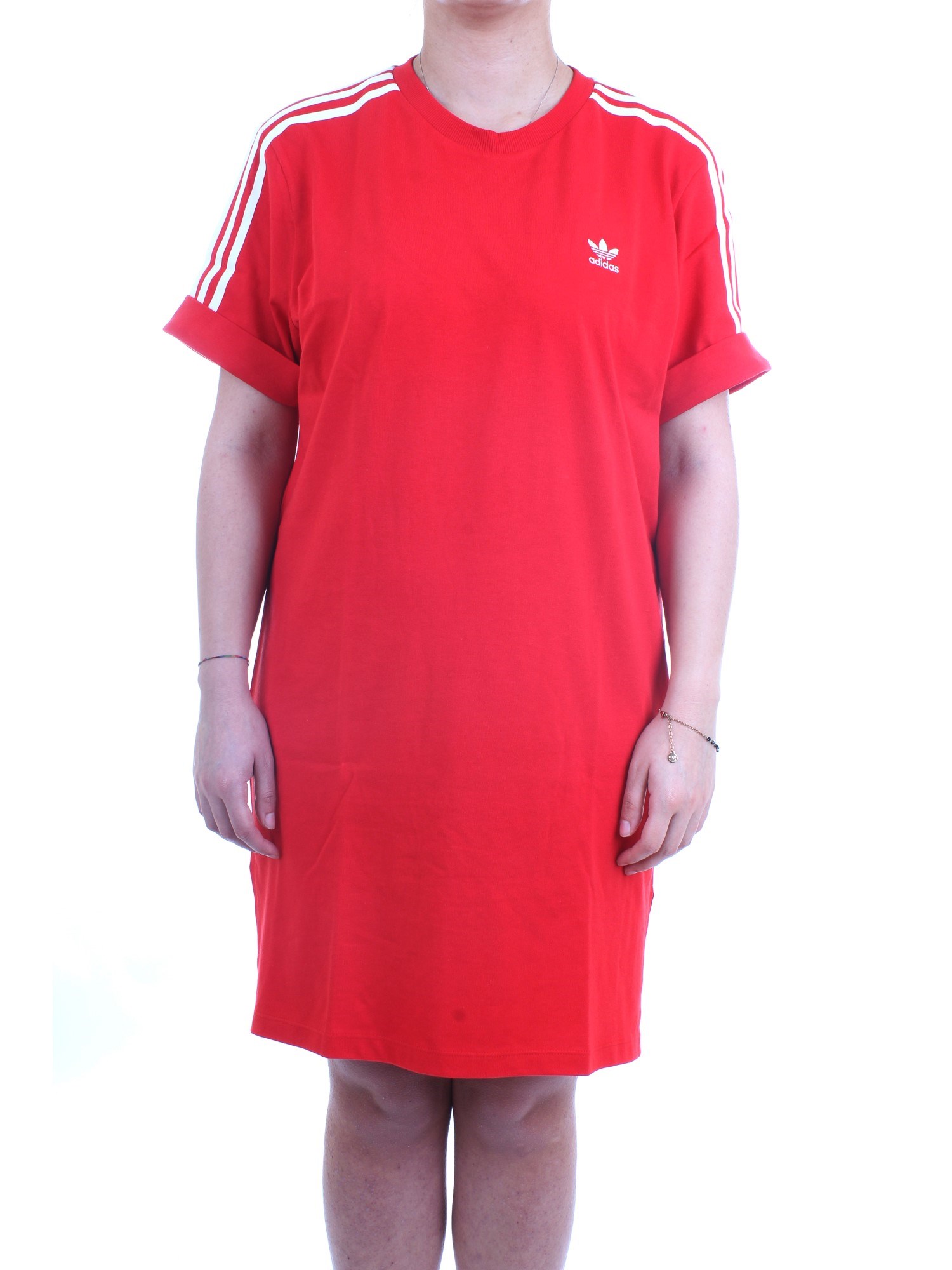 ADIDAS ORIGINALS GN2778 Red Clothing Woman Dress ADIDAS ORIGINALS GN2778 Red Clothing Woman Dress